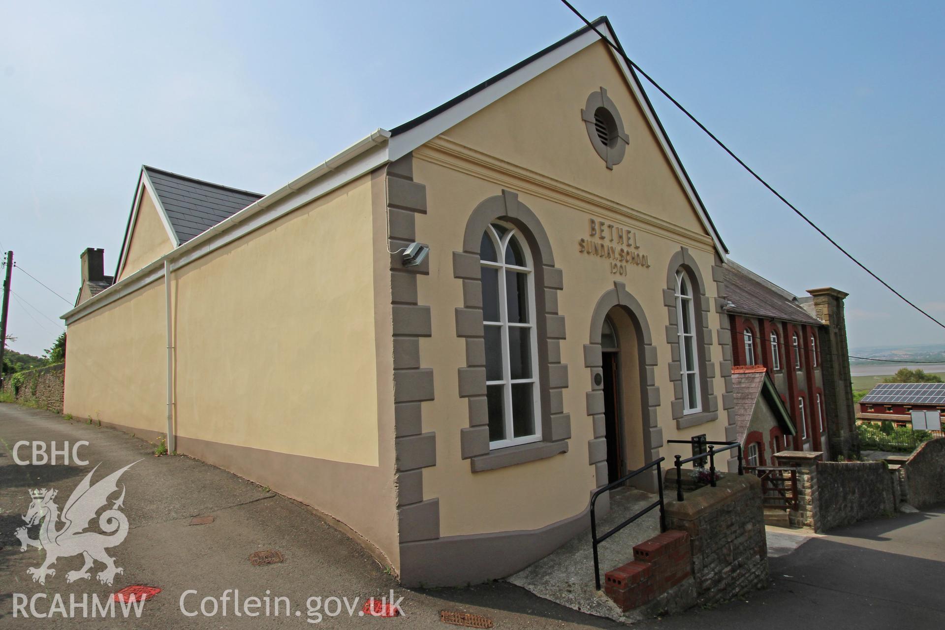 Bethel Independent Chapel, Pen-Clawdd, vestry from south-east.