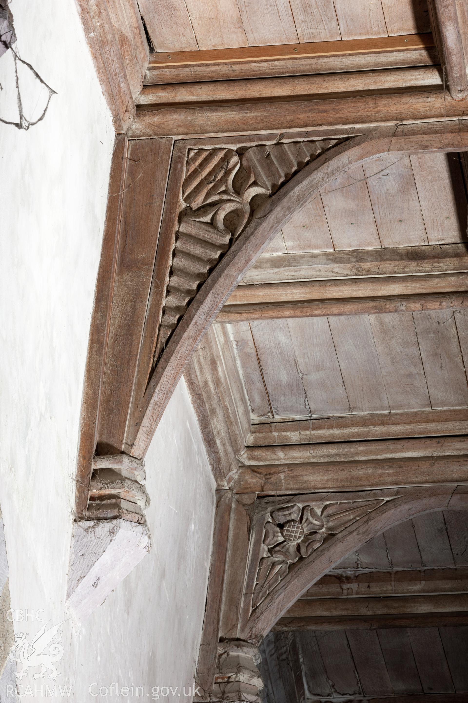Spandrels in north aisle