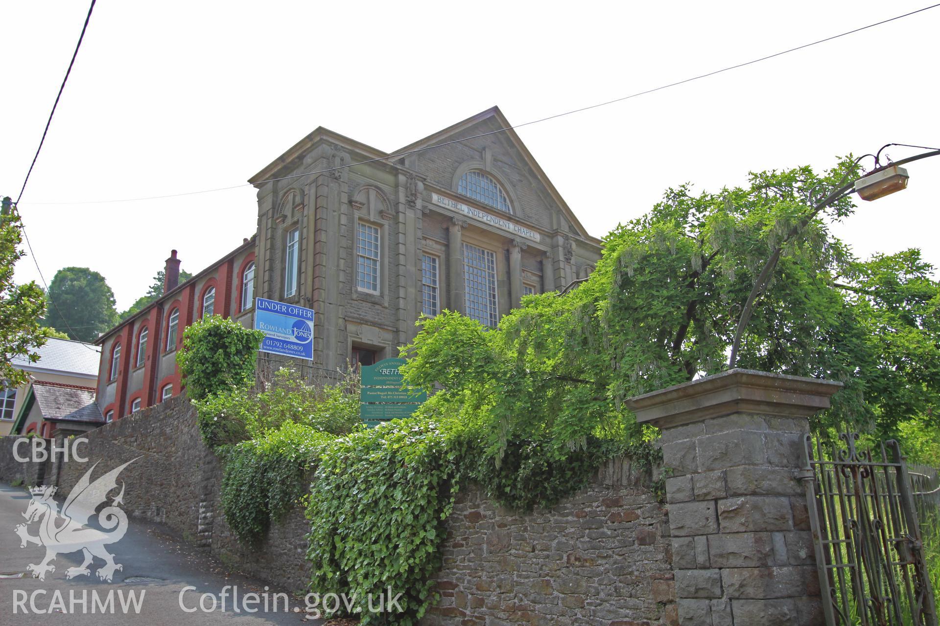 Bethel Independent Chapel, Pen-Clawdd, view from north-east