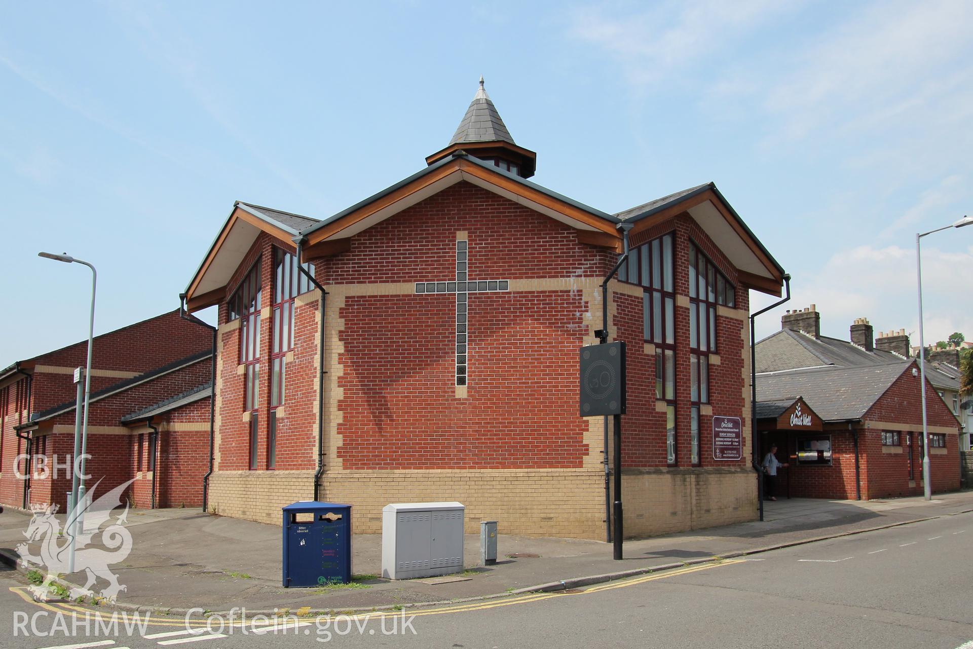 Manselton URC Chapel, Swansea, viewed from south-east