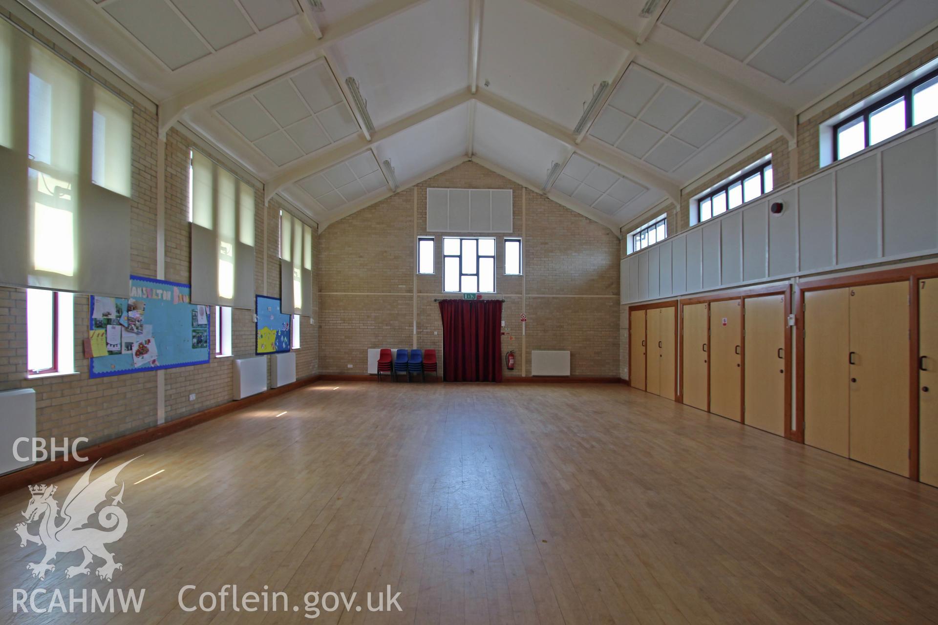 Manselton URC Chapel, Swansea, multi-function hall looking west