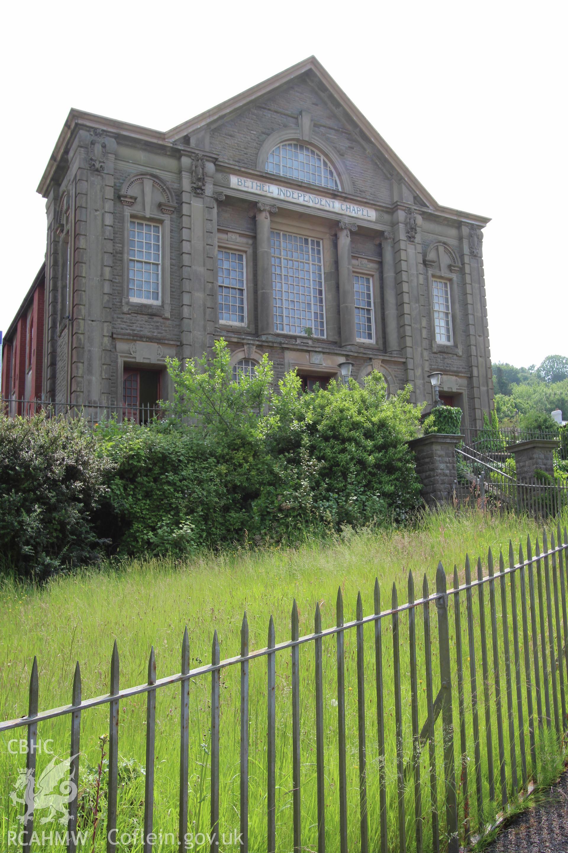 Bethel Independent Chapel, Pen-Clawdd, view from north