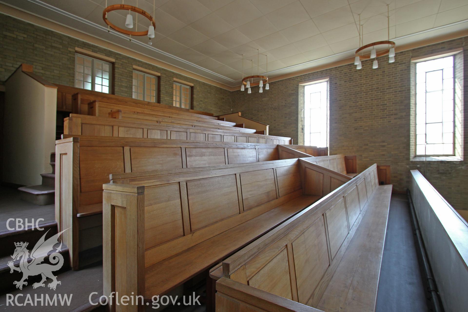 Trinity Chapel, Sketty, gallery seating looking south