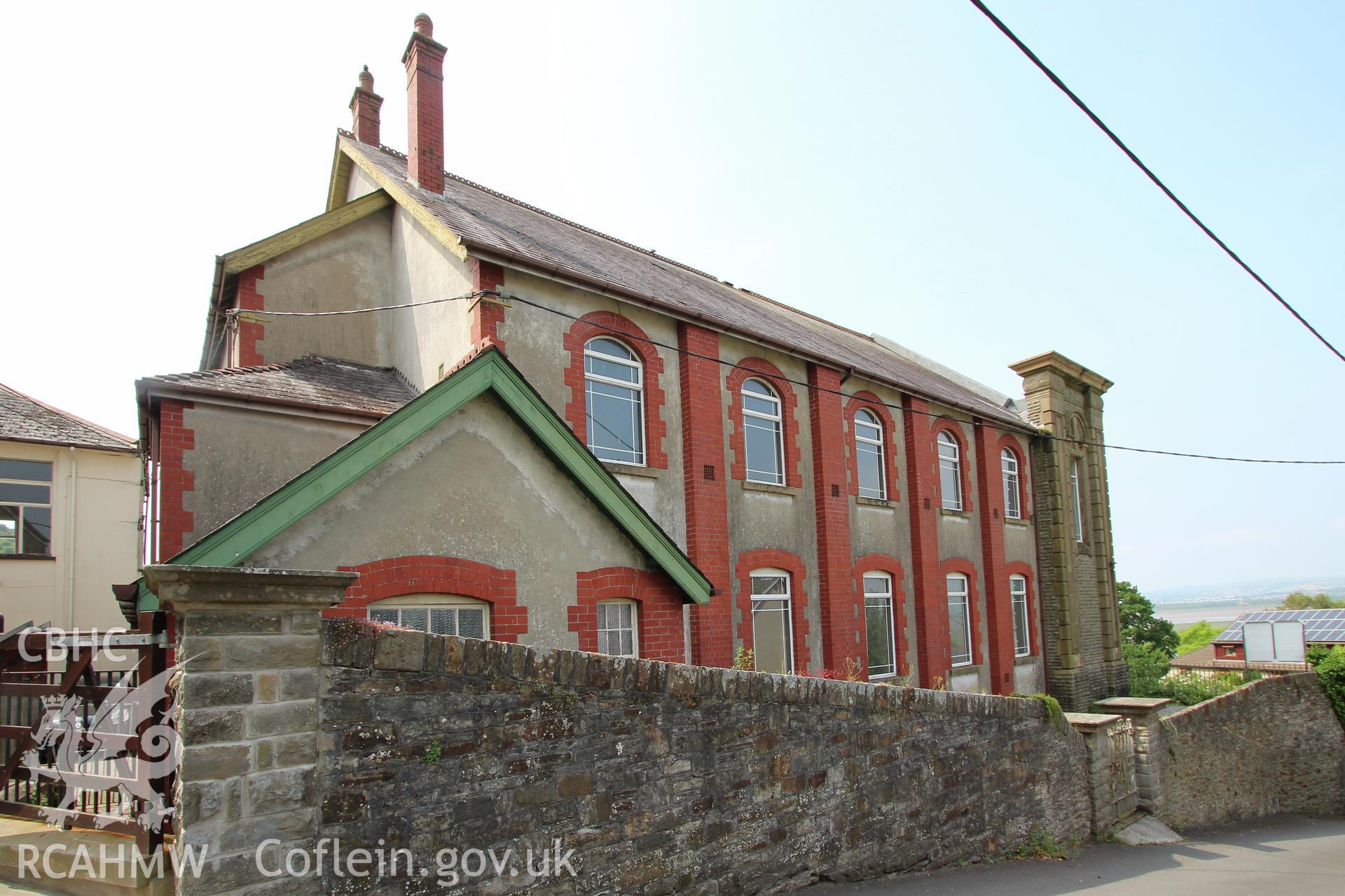 Bethel Independent Chapel, Pen-Clawdd, view from east