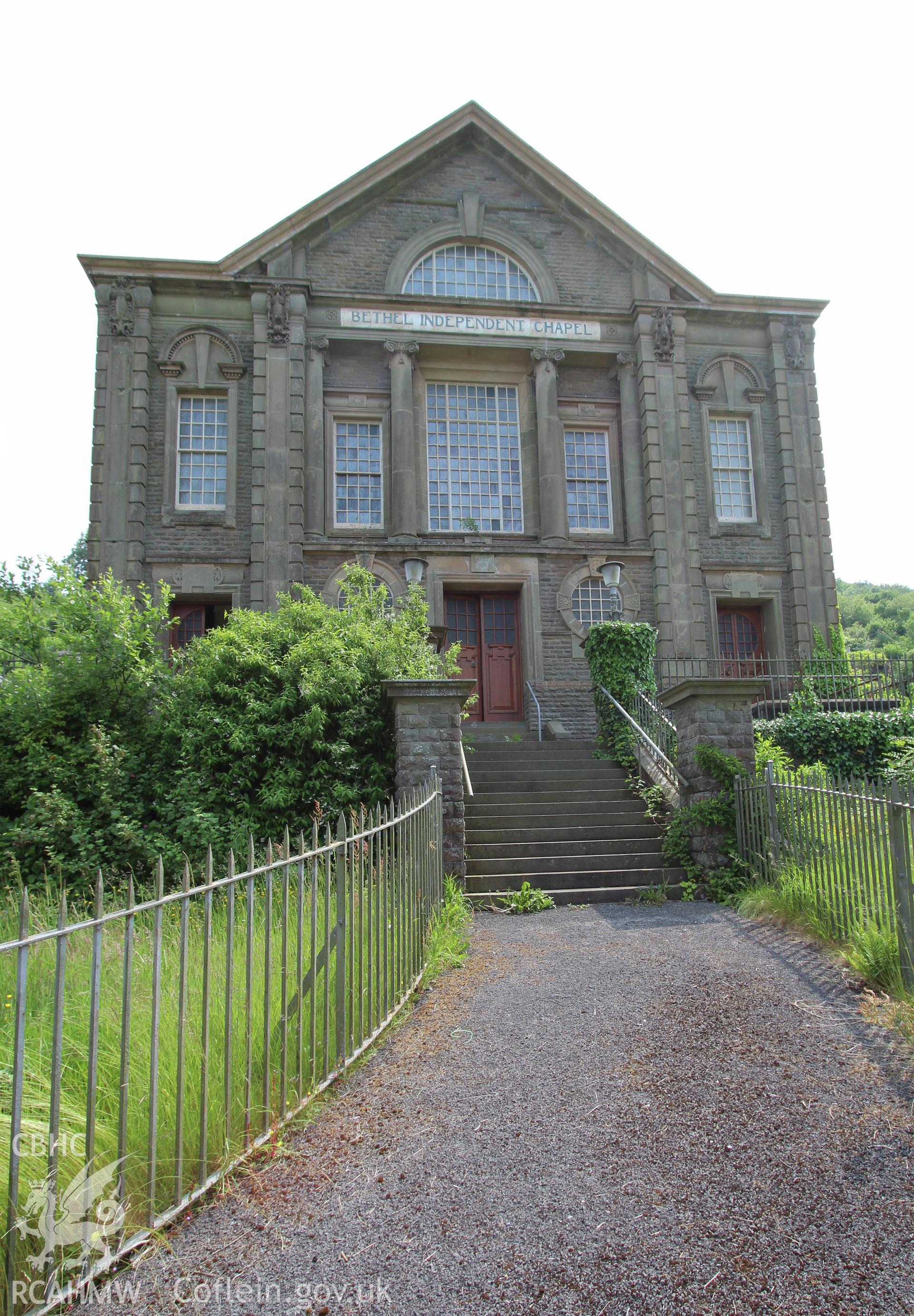 Bethel Independent Chapel, Pen-Clawdd, view from north