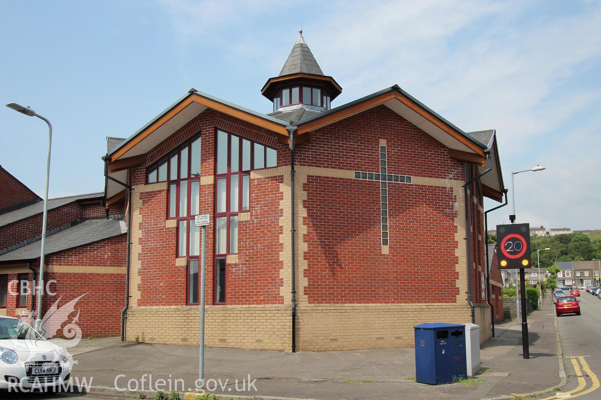 Manselton URC Chapel, Swansea, viewed from south-east