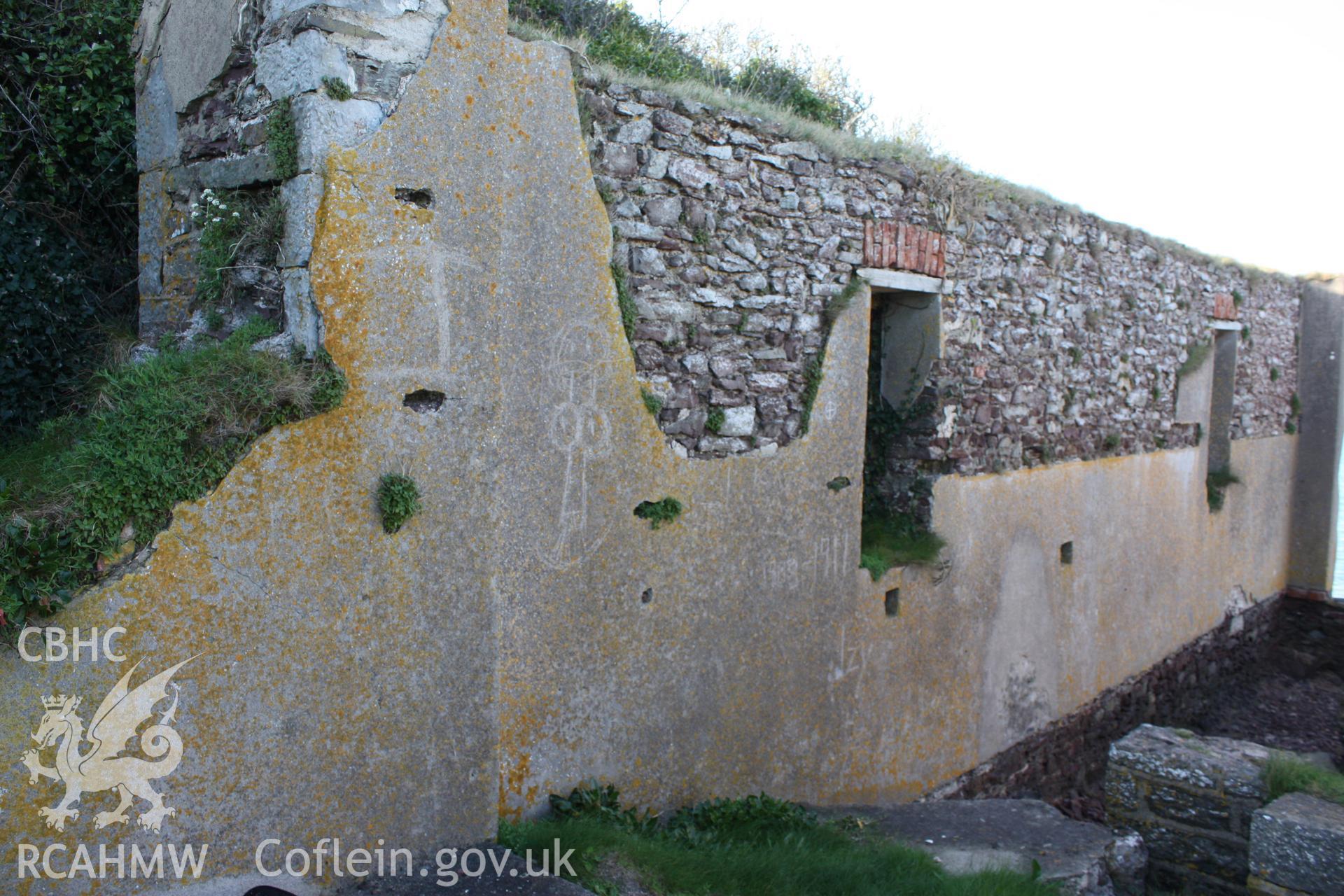1st Angle Lifeboat Station, interior view of western elevation view from south-east