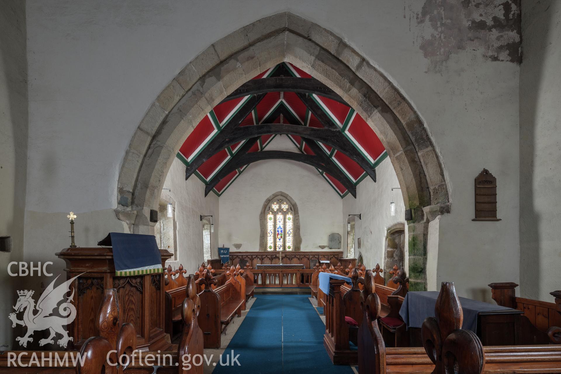 The chancel, with arch