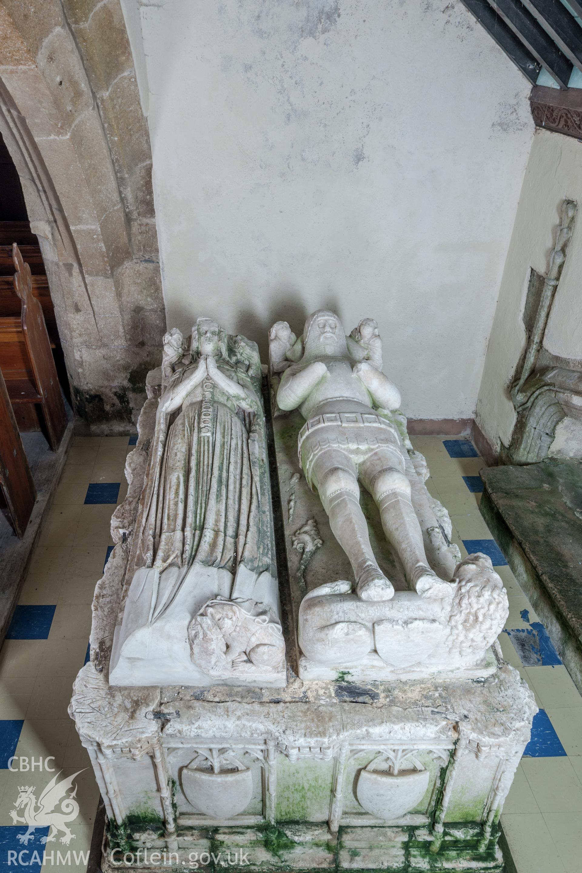 Tudor tomb, from the east