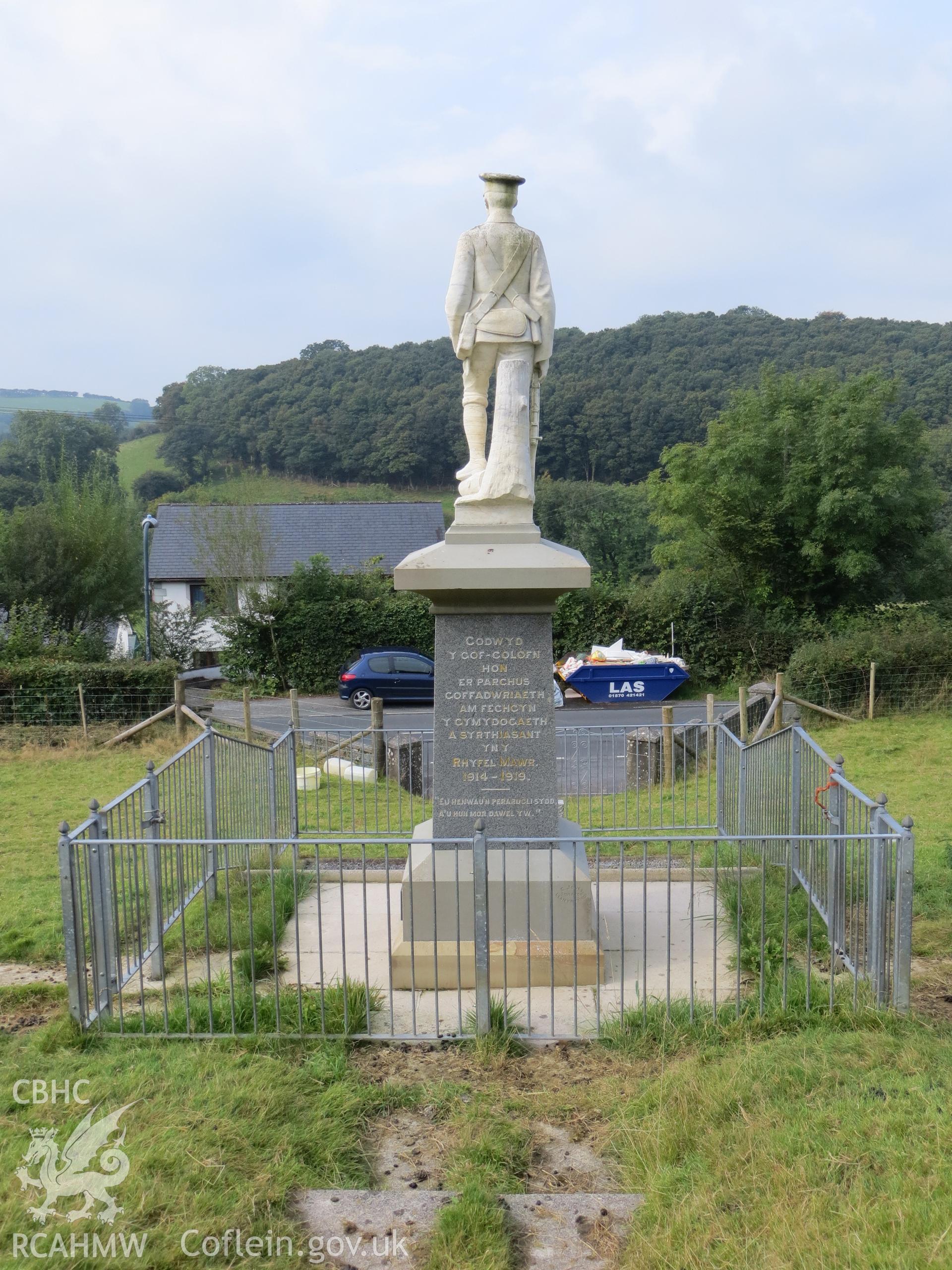 Monument from the east.