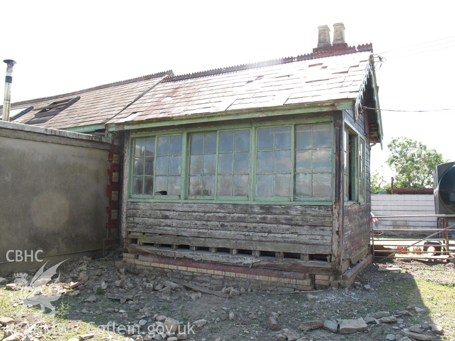 View from the northeast of St Mary Church Road Signalbox.