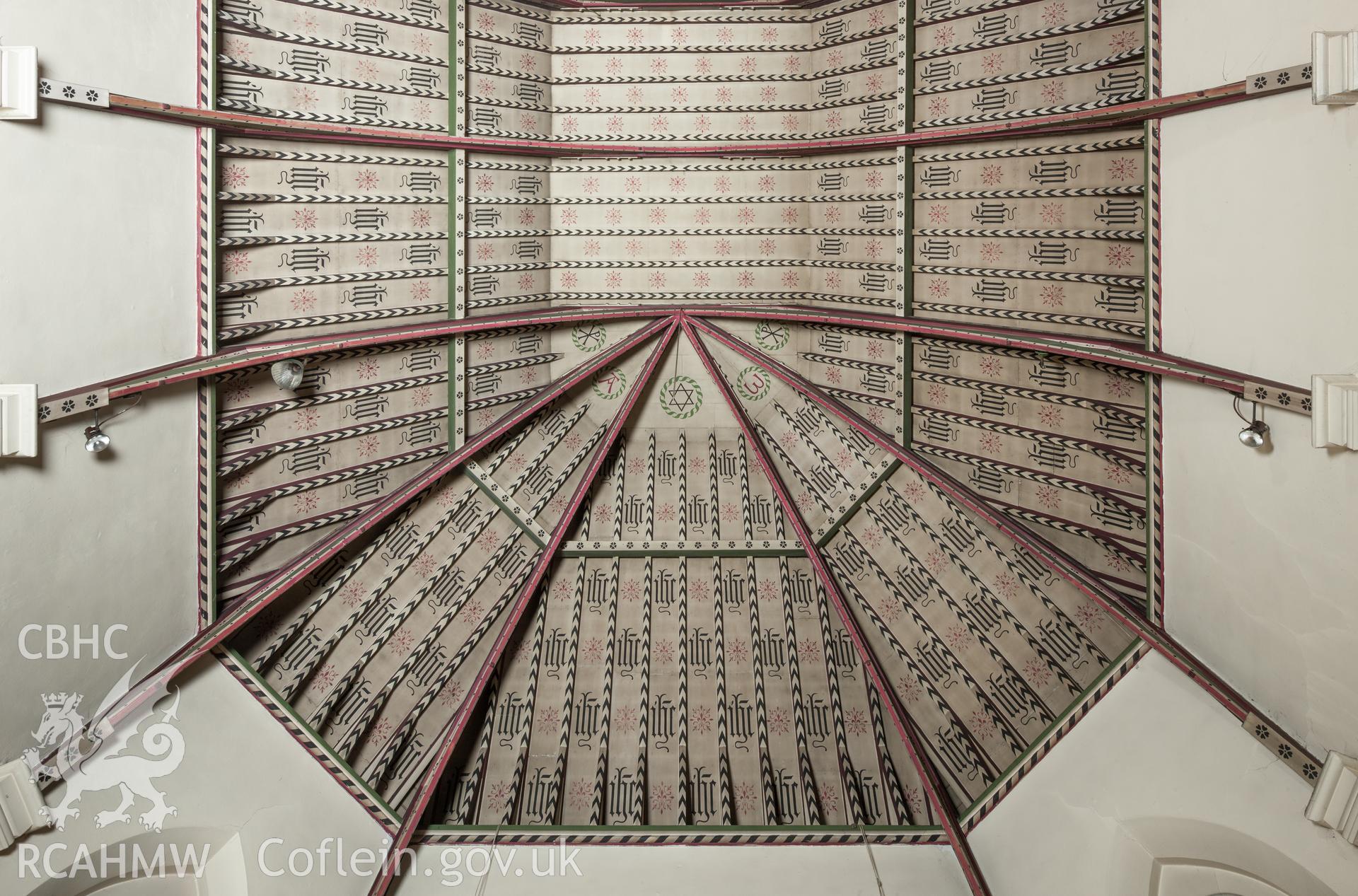 Interior, chancel ceiling