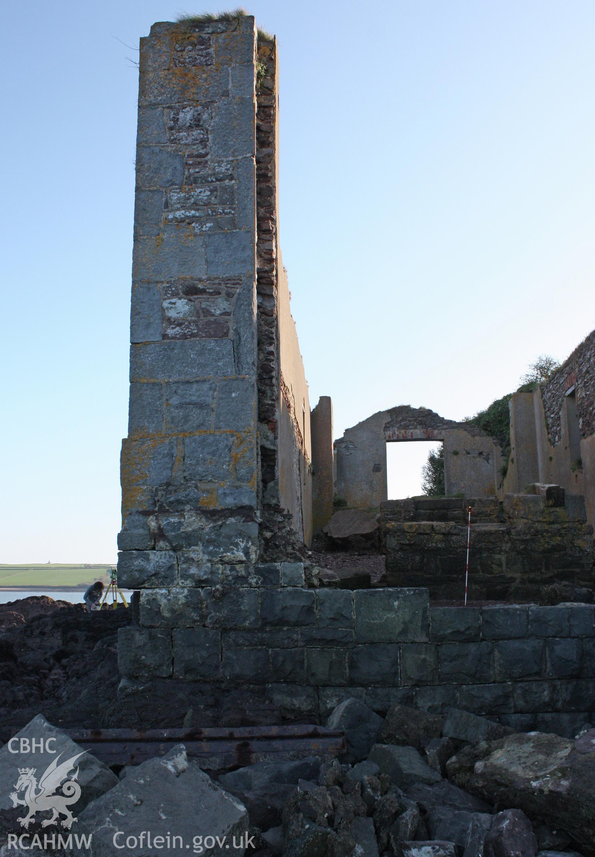 1st Angle Lifeboat Station, detail of north-west end of eastern elevation