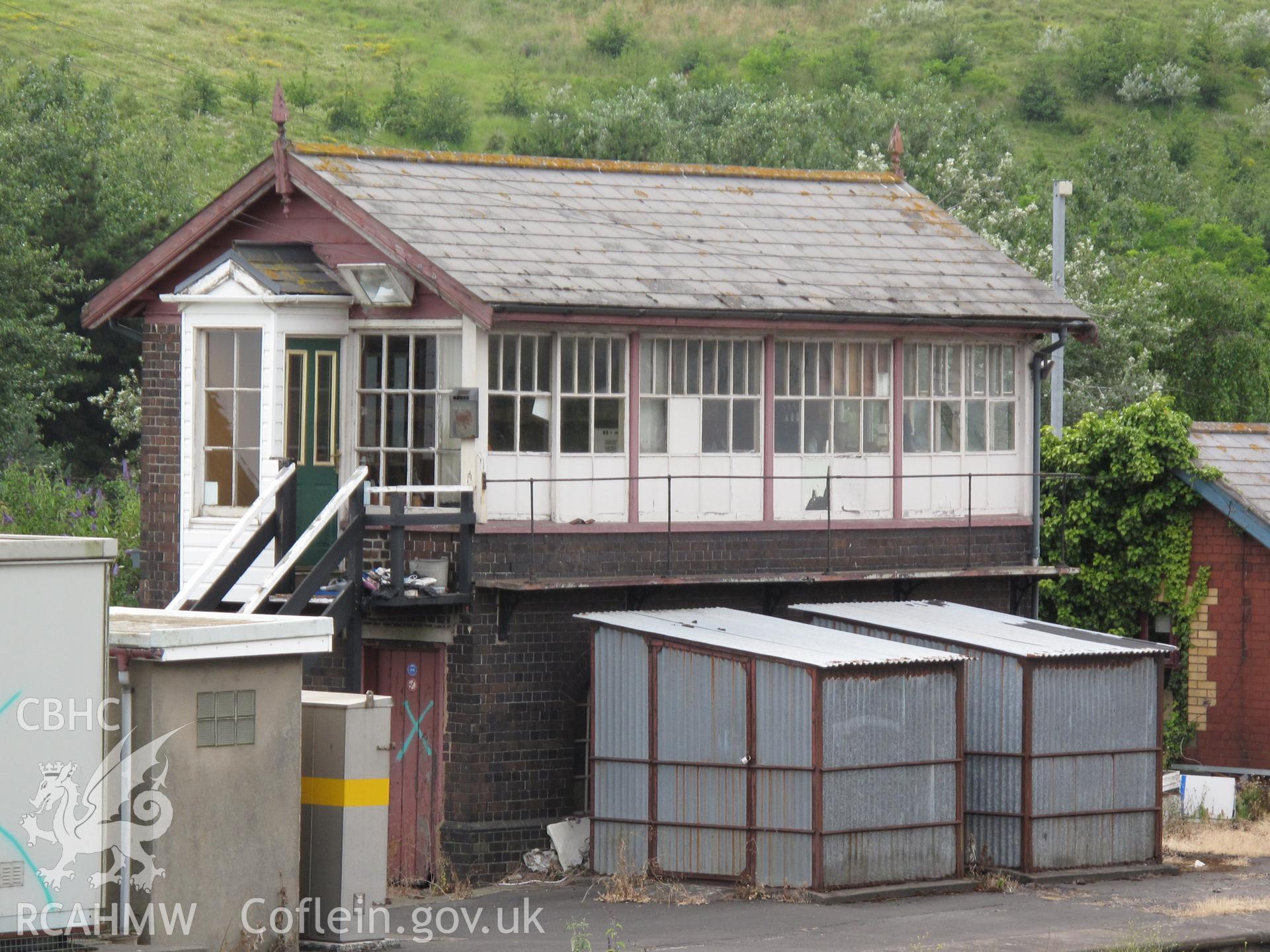 View from the east of Aberthaw Signalbox.