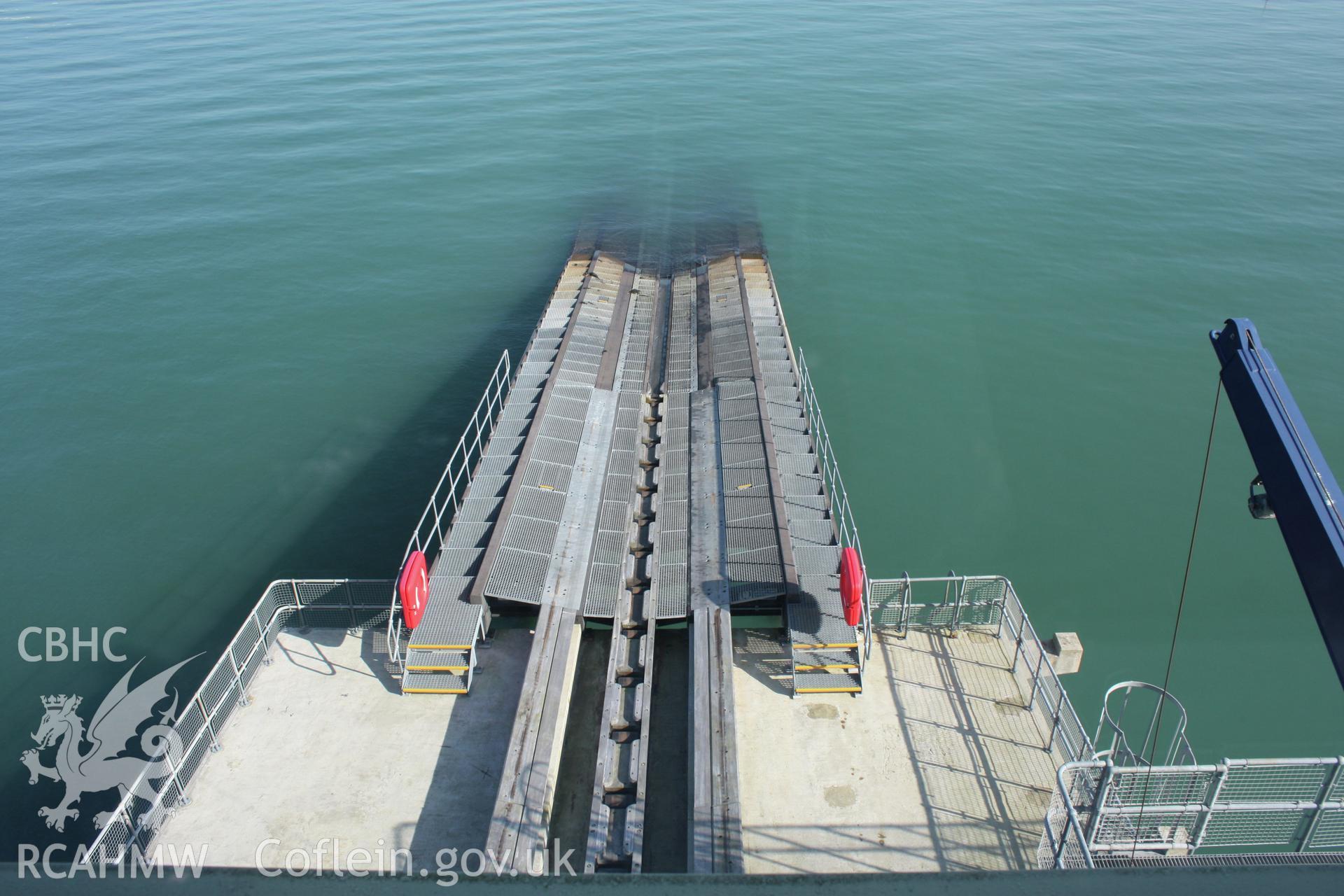 Slipway at the new Angle Lifeboat Station