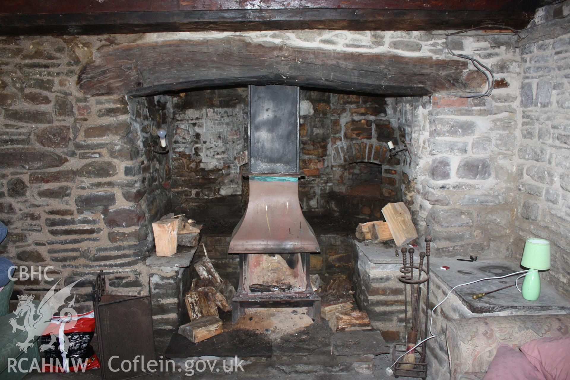 Interior; Fireplace to hall