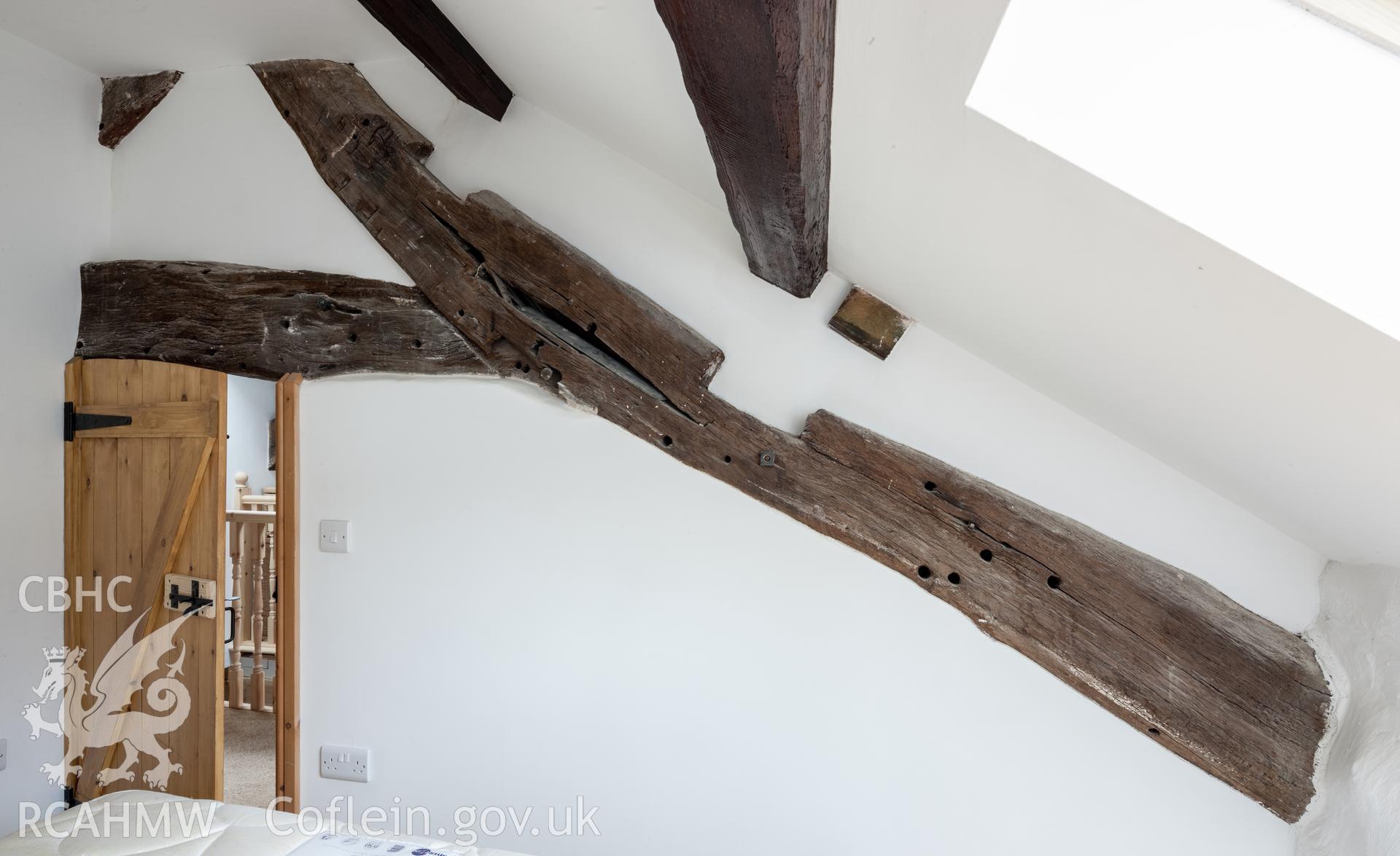 Interior, roof framing