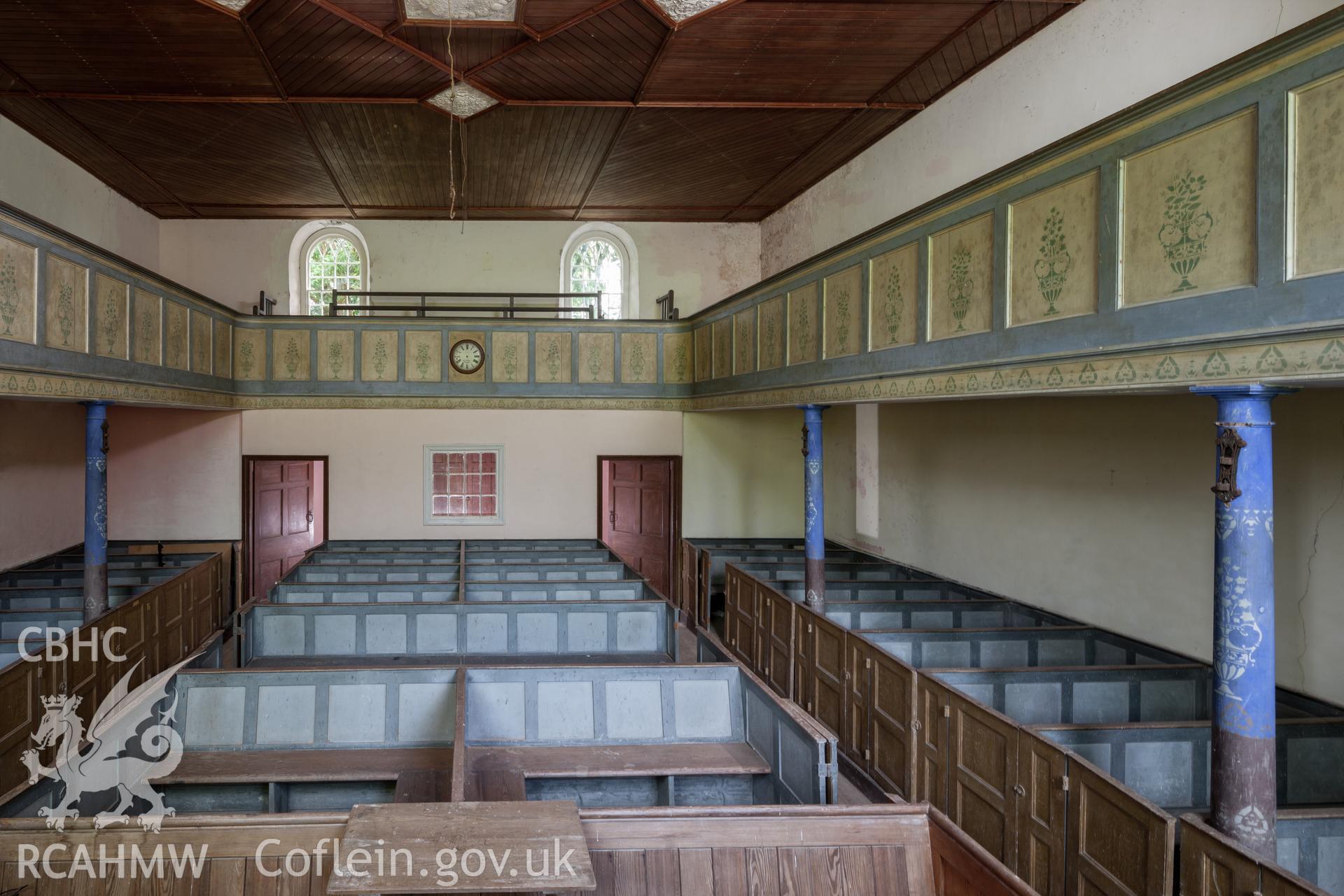 Interior, view from the Saeth fawr