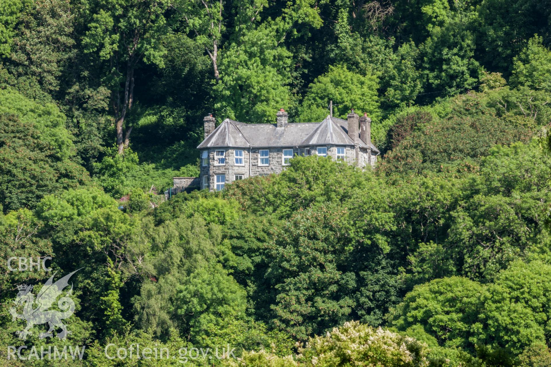 Distant view from the northwest