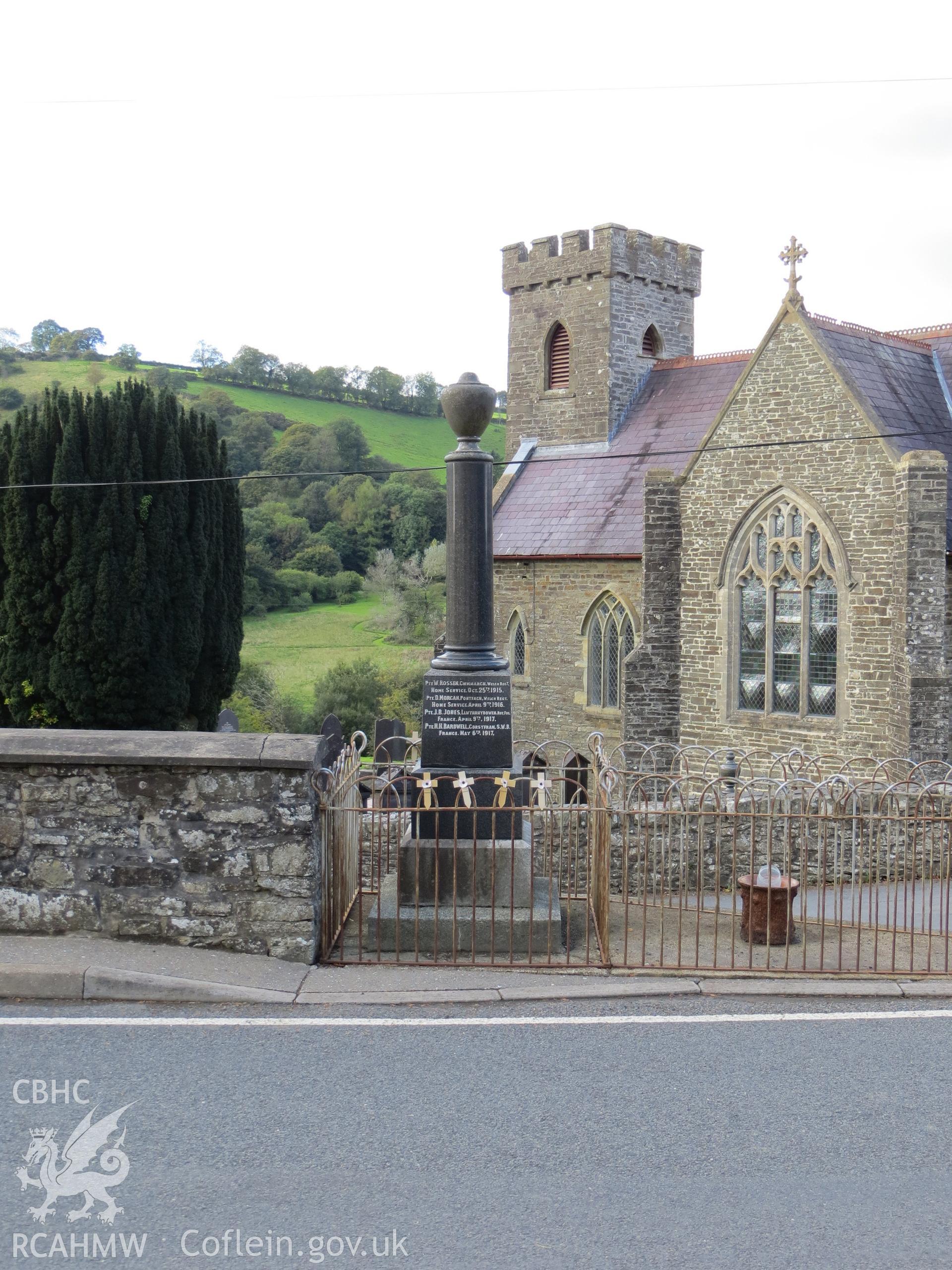 View of monument from the south-east.