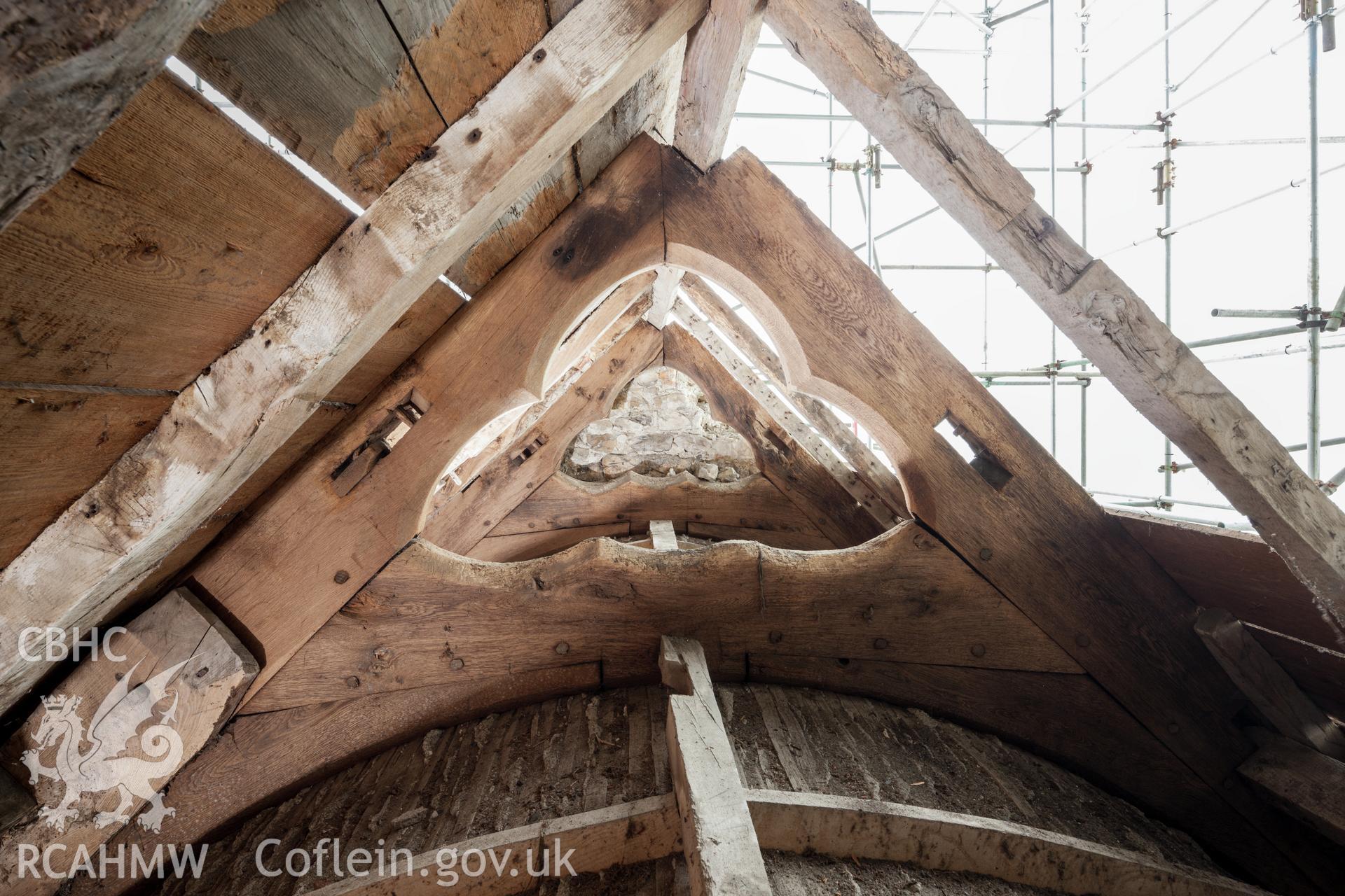 Detail of frame construction and decoration