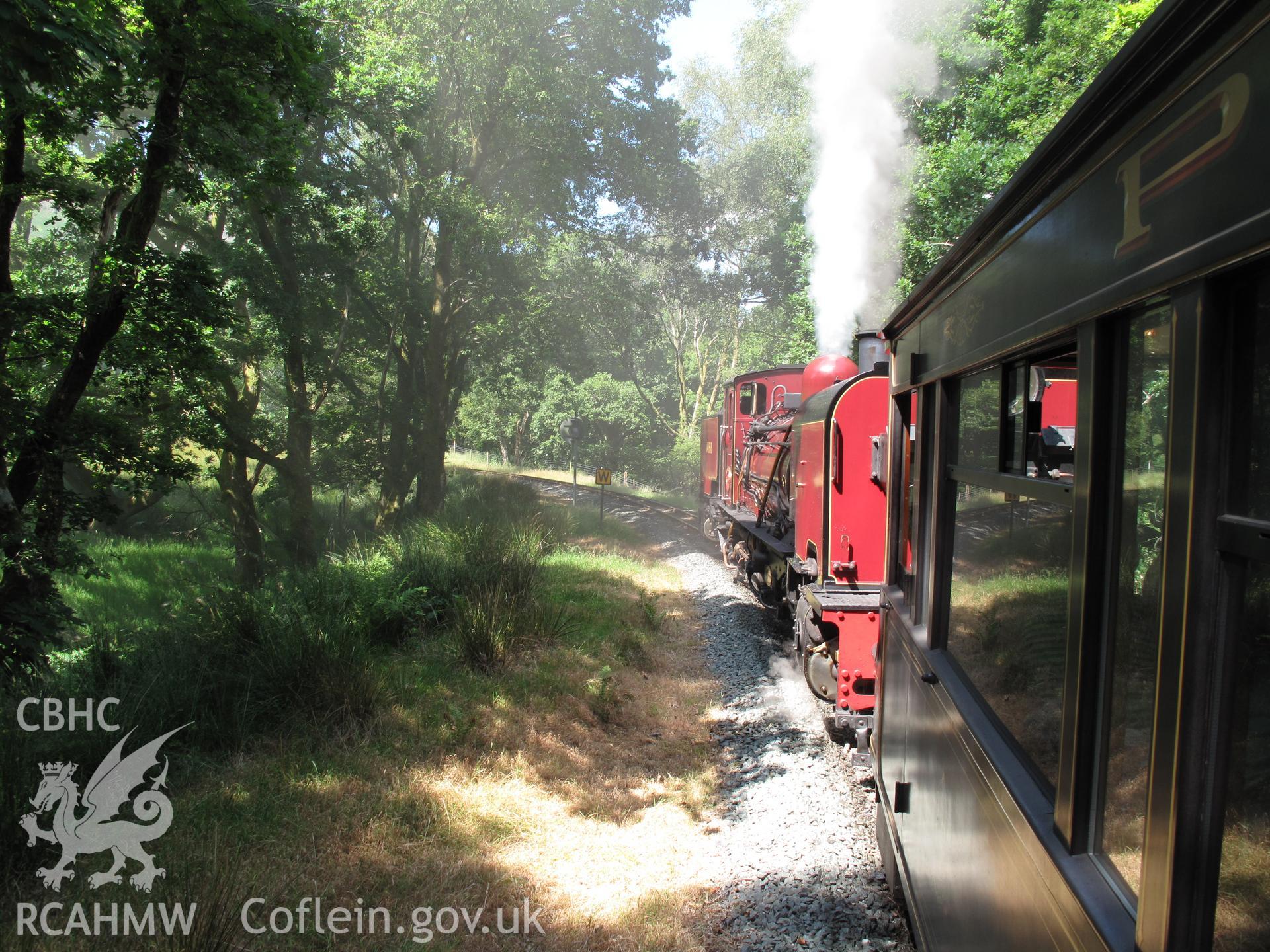 Loop of track at Beddgelert, Welsh Highland Railway.