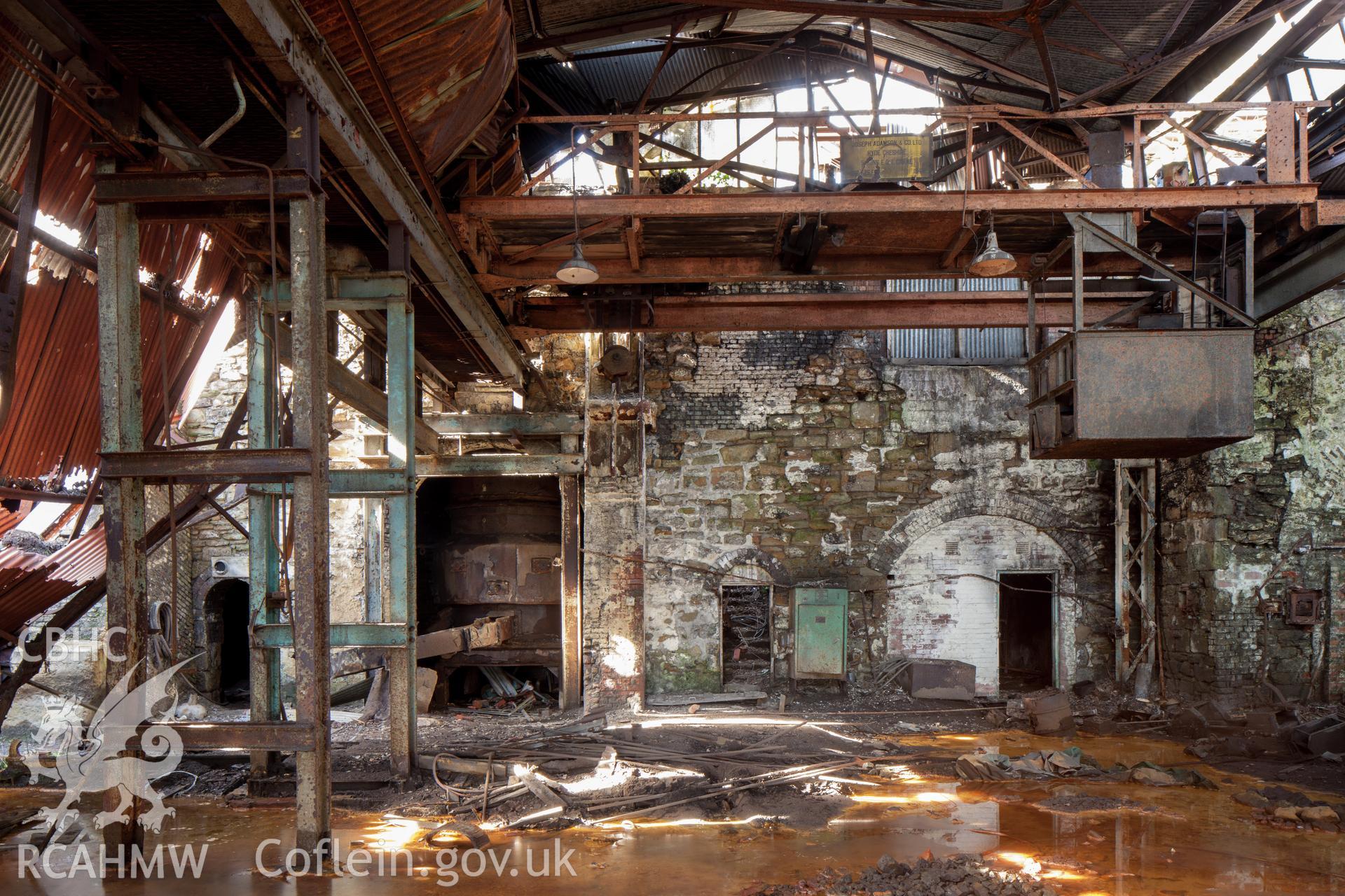 Interior, west wall, latest furnace