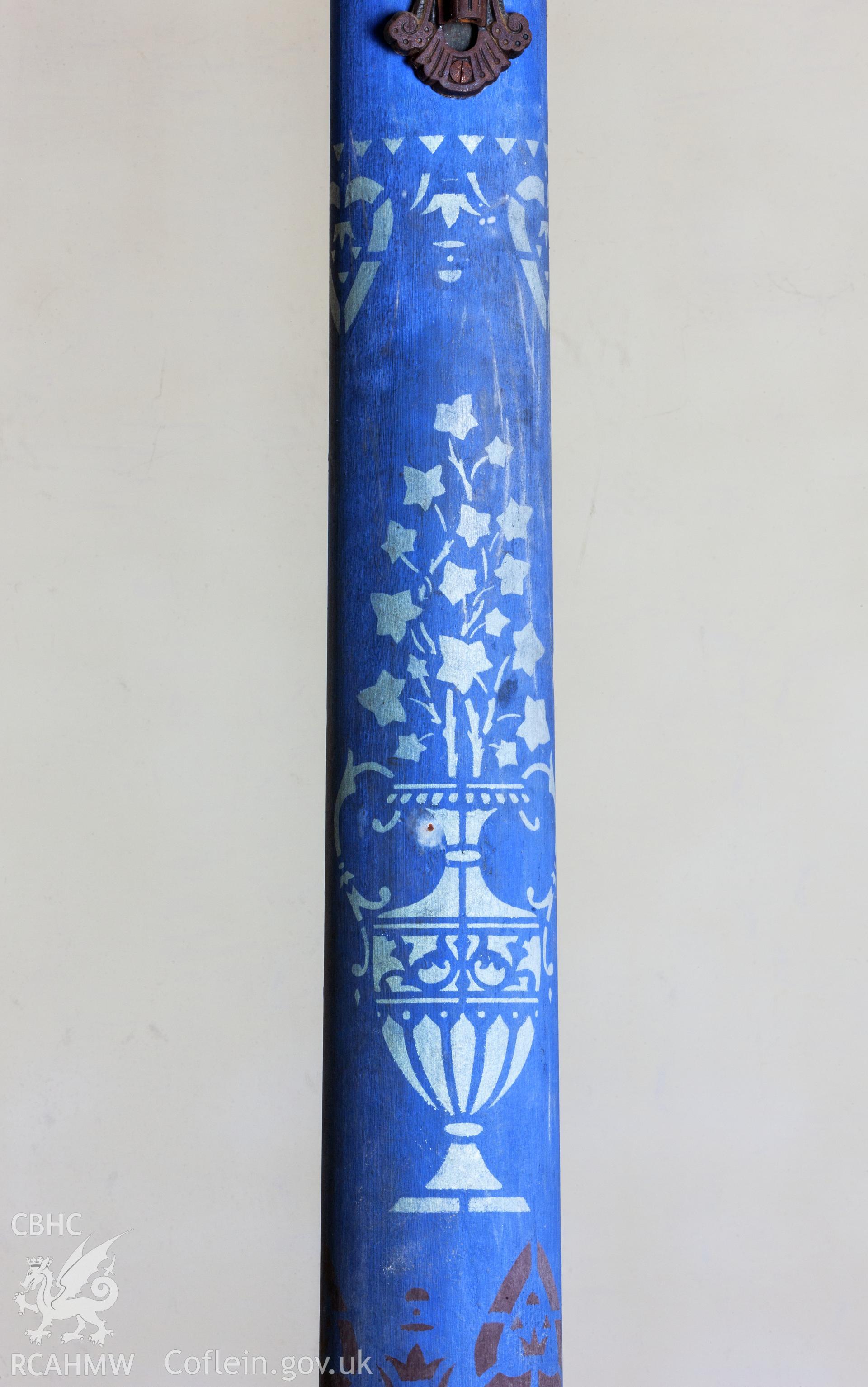 Detail of decoration on cast-iron column