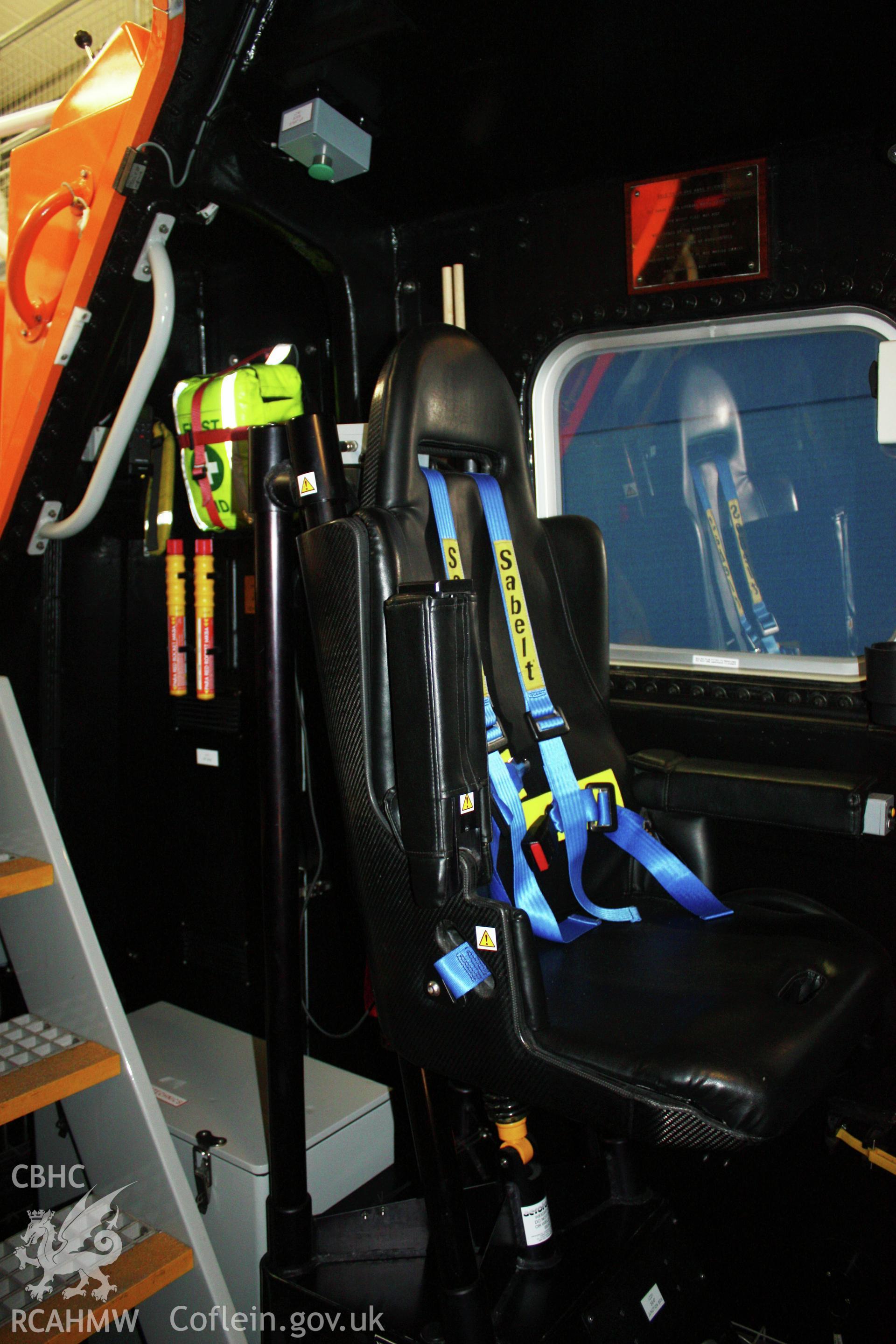 Tamar Lifeboat - crew seat