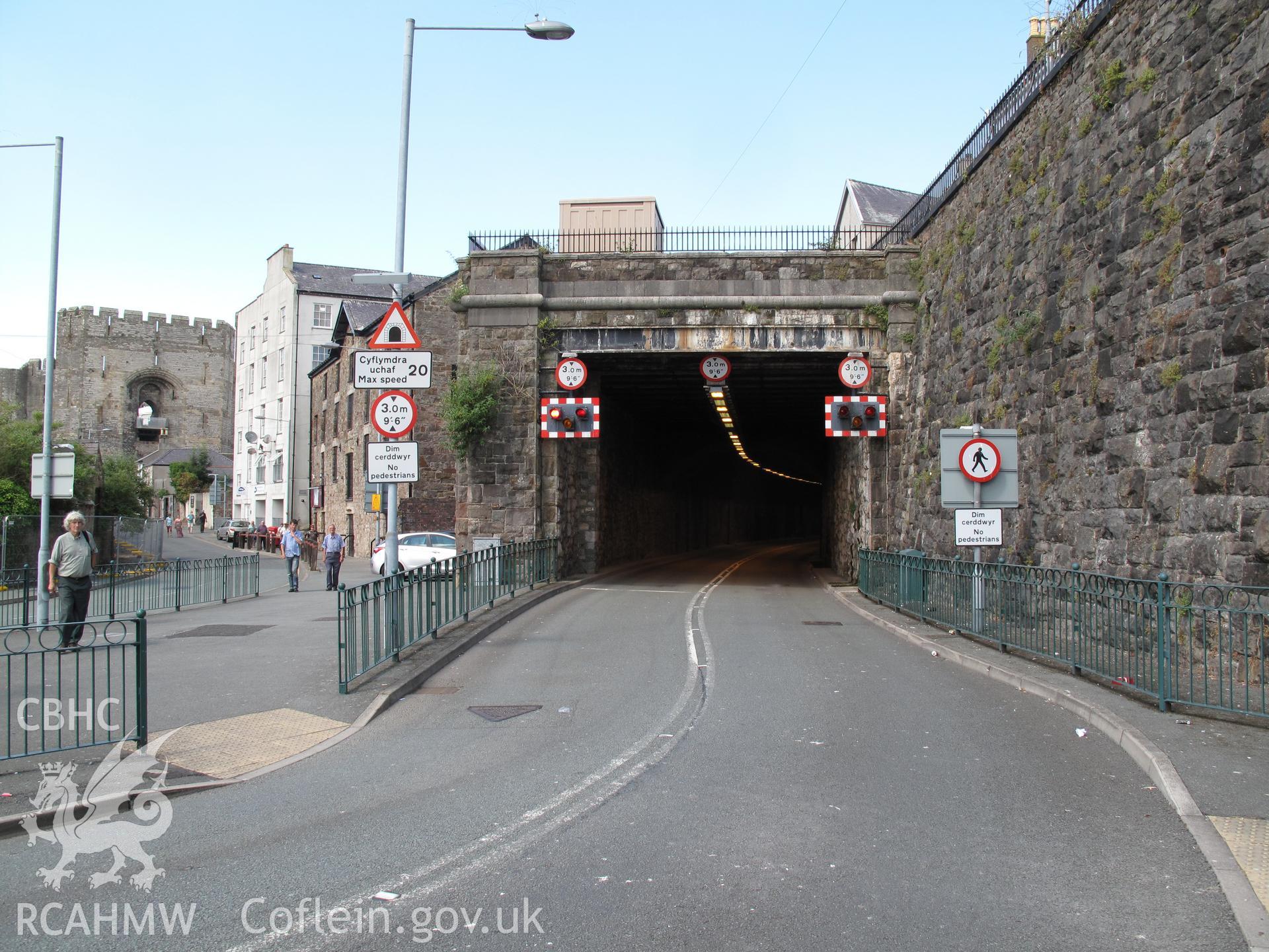 South portal of St Helen's Road tunnel, Caernarfon.
