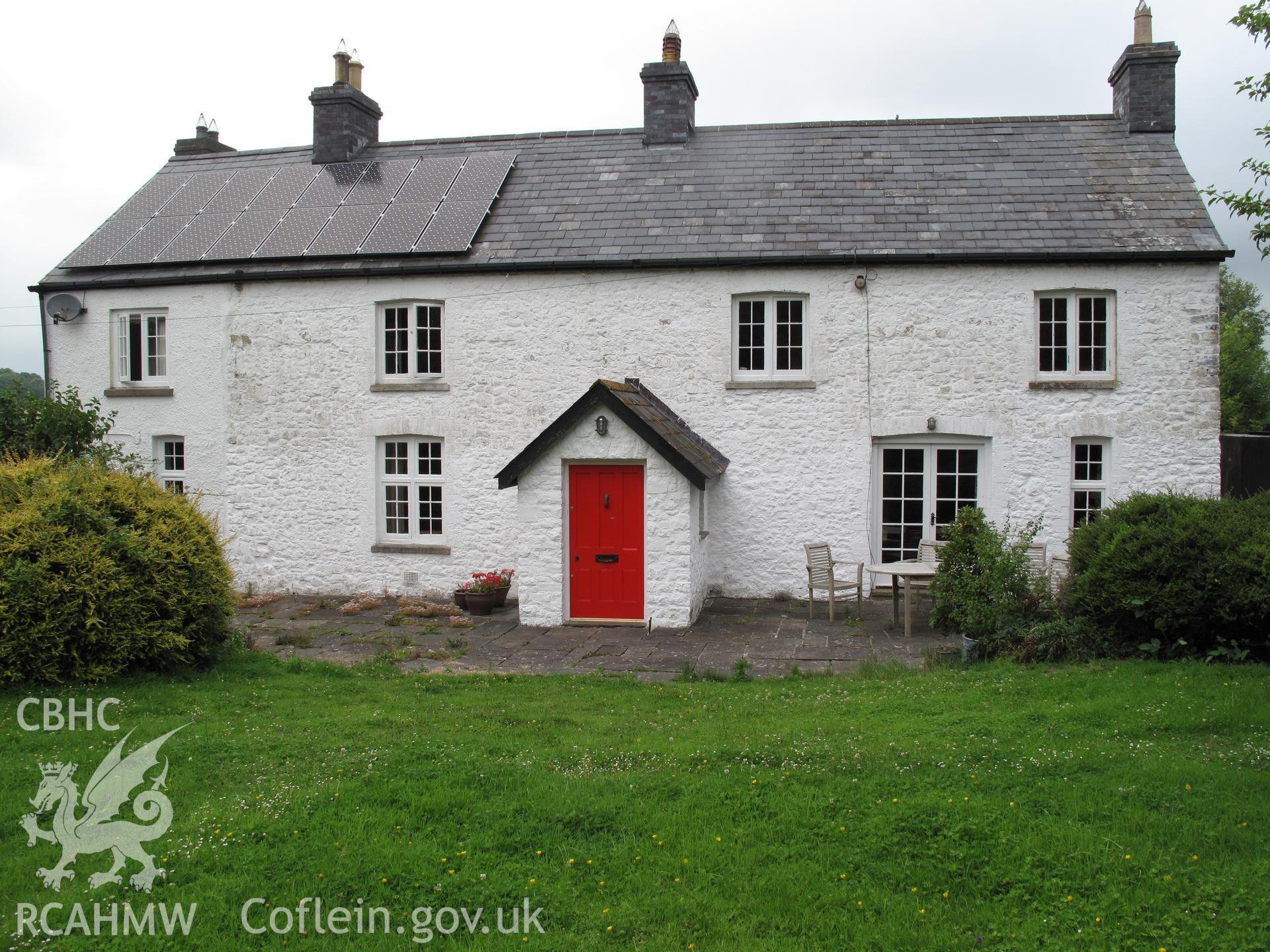 South elevation of Moorshead Farmhouse, Sigingstone.