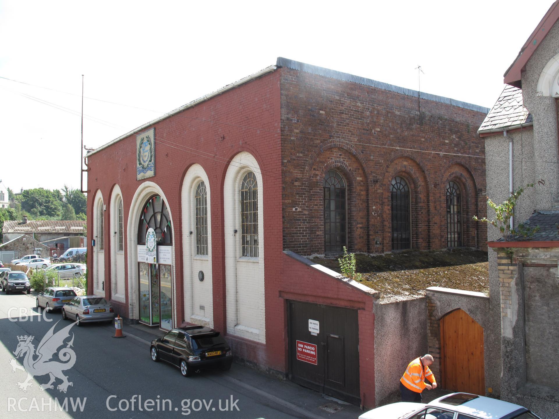 Remains of the DeWinton Foundry, Caernarfon, from the north.