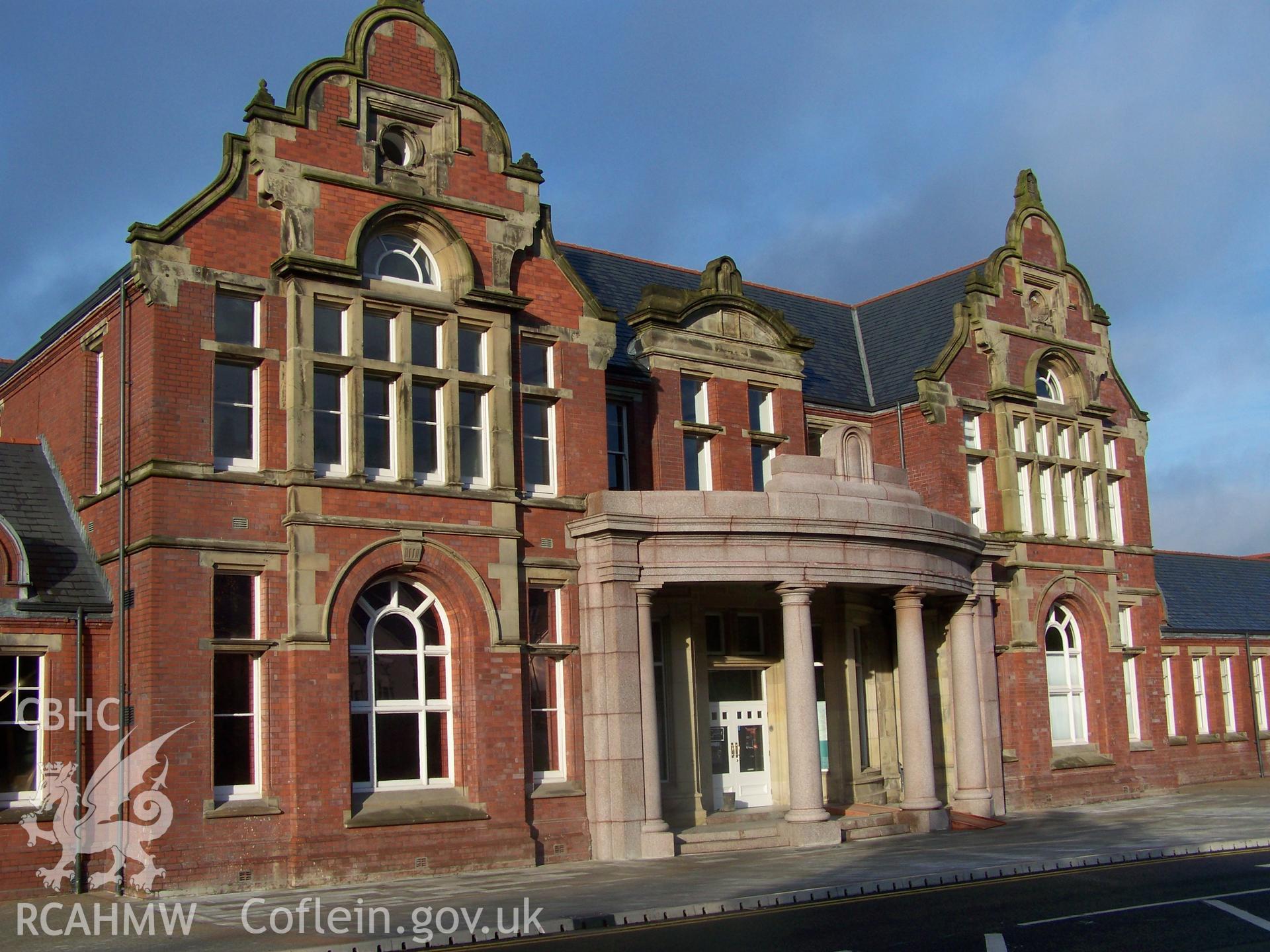 Front entrance of building