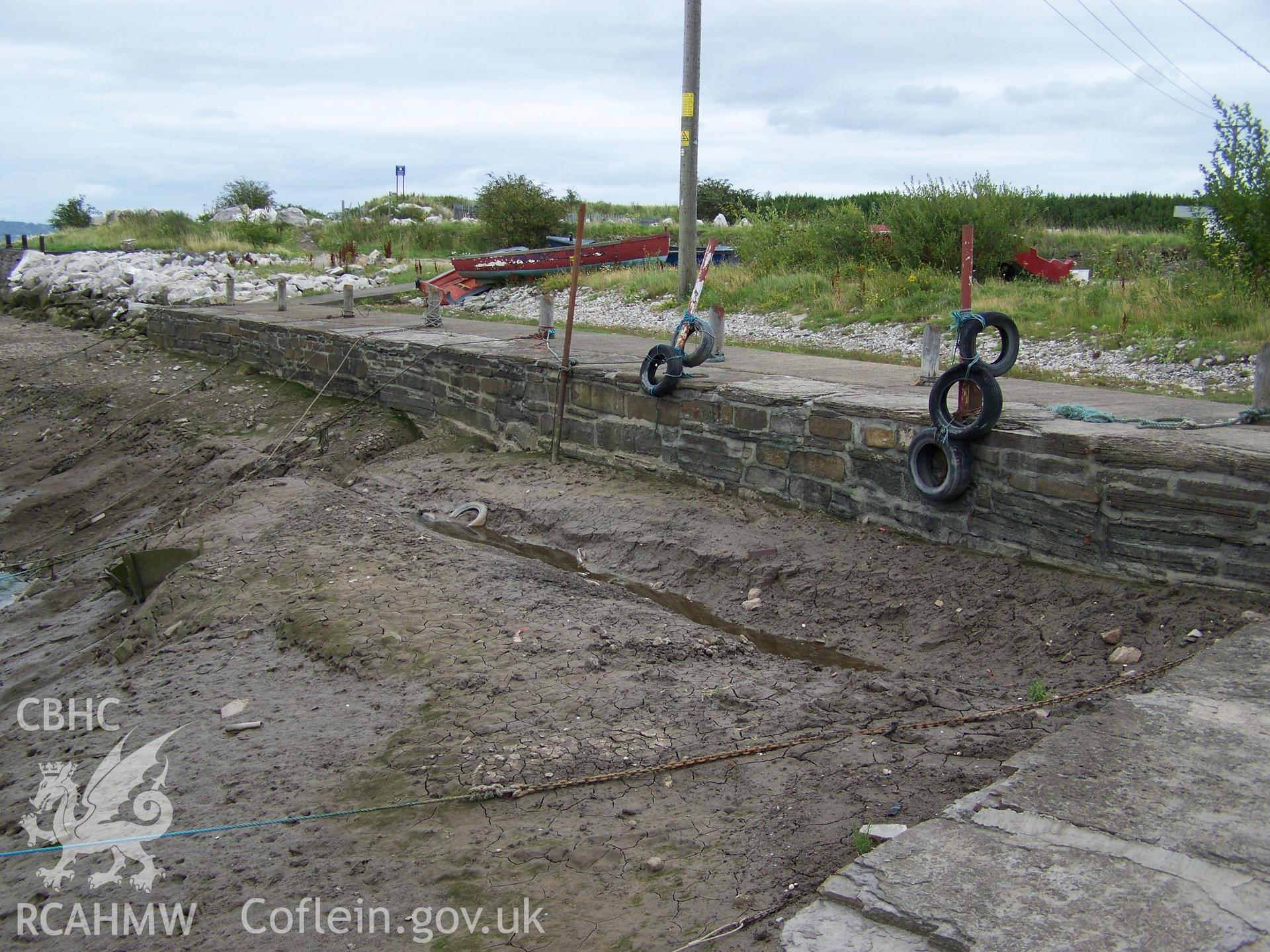 Facing of the eastern quay which once had six railway lines running to it for loading/offloading