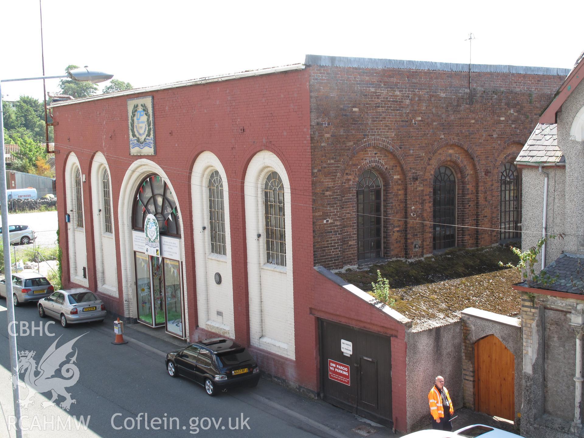 Remains of the DeWinton Foundry, Caernarfon, from the north.