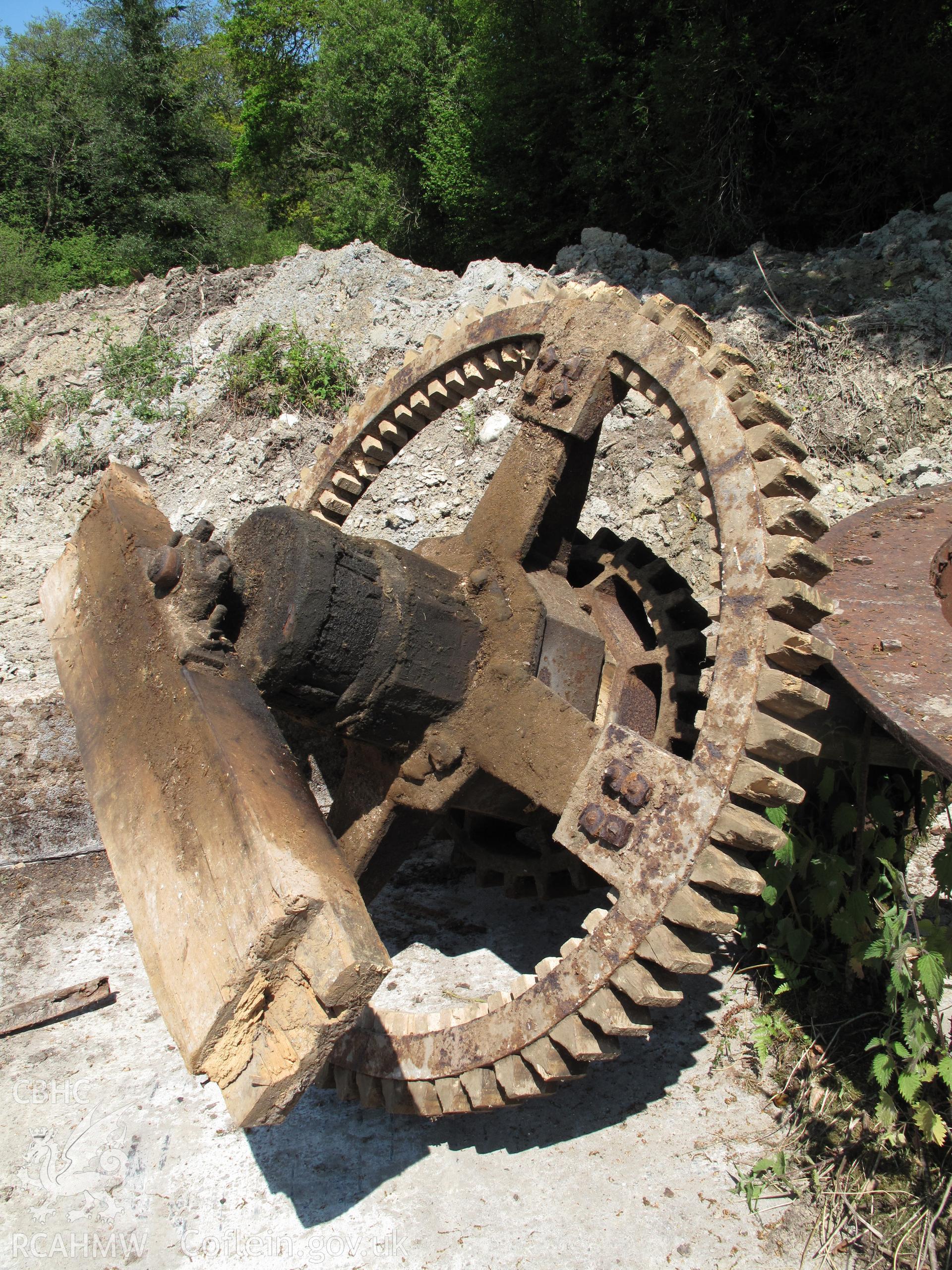 Great spur wheel, Felin Cwm, Rhydlewis.