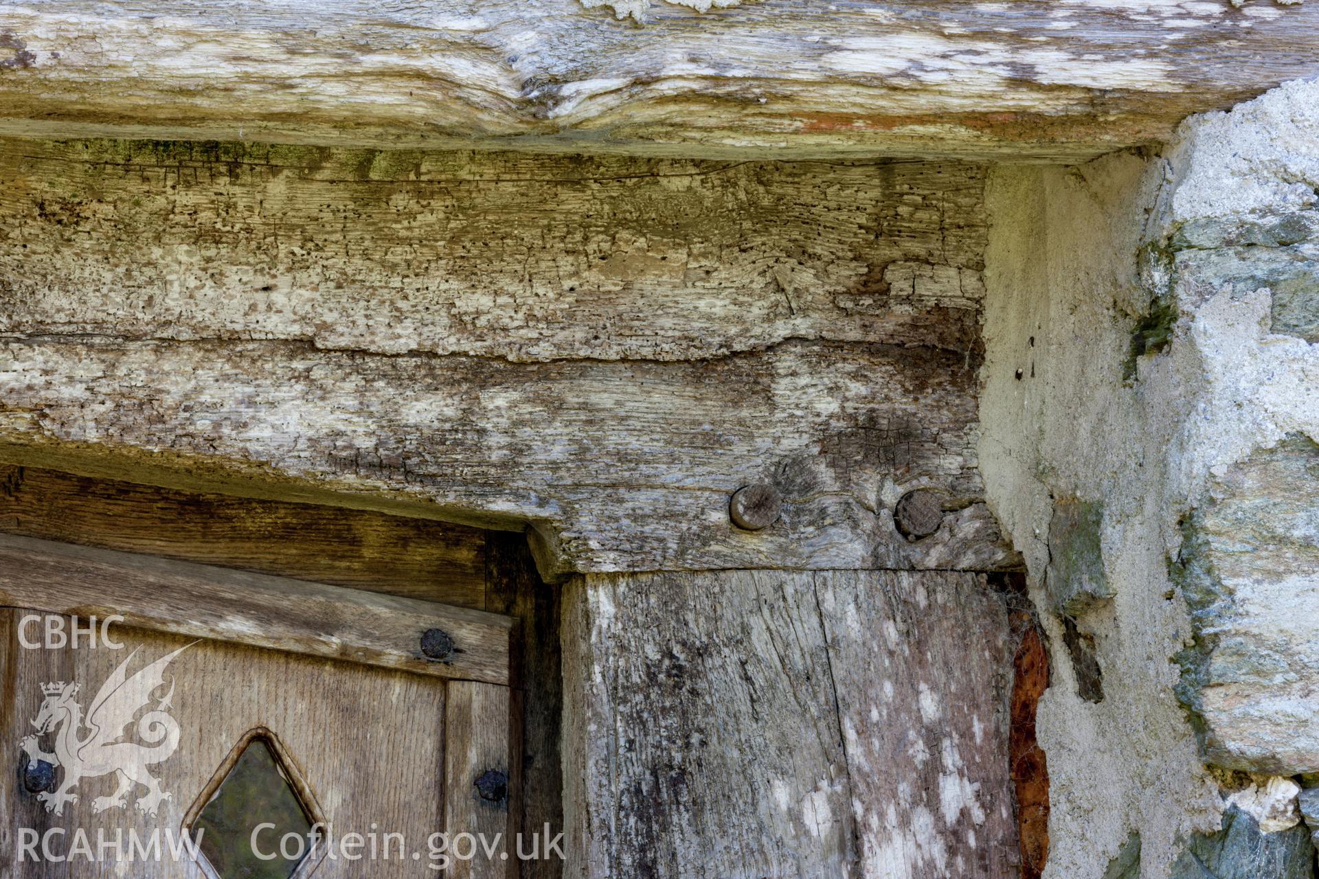Detail of entrance door frame