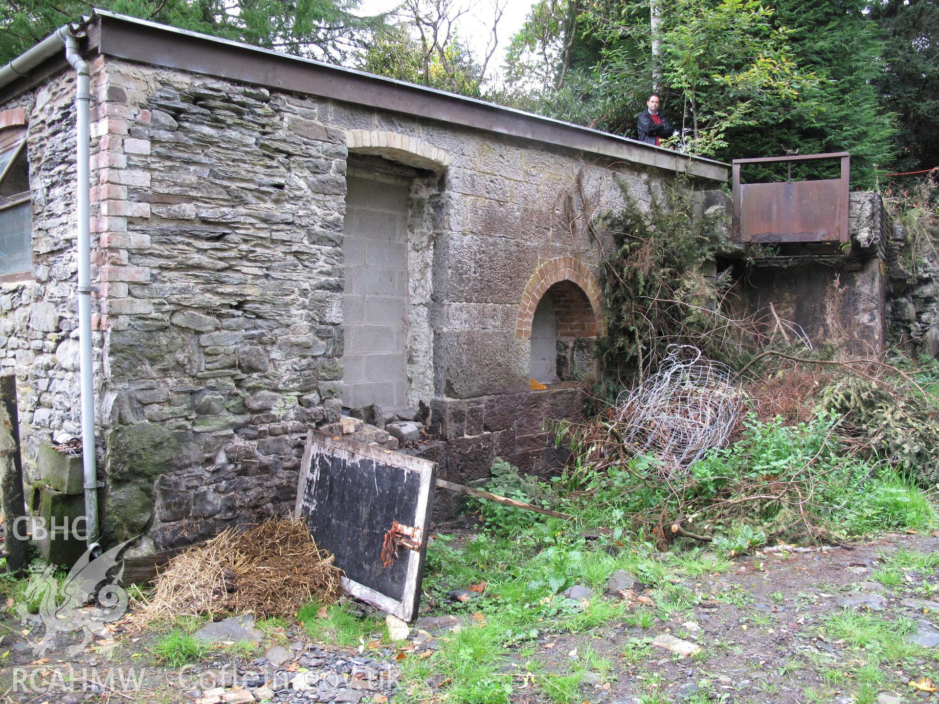 View from the east of Felindre Mill, Llanidloes.