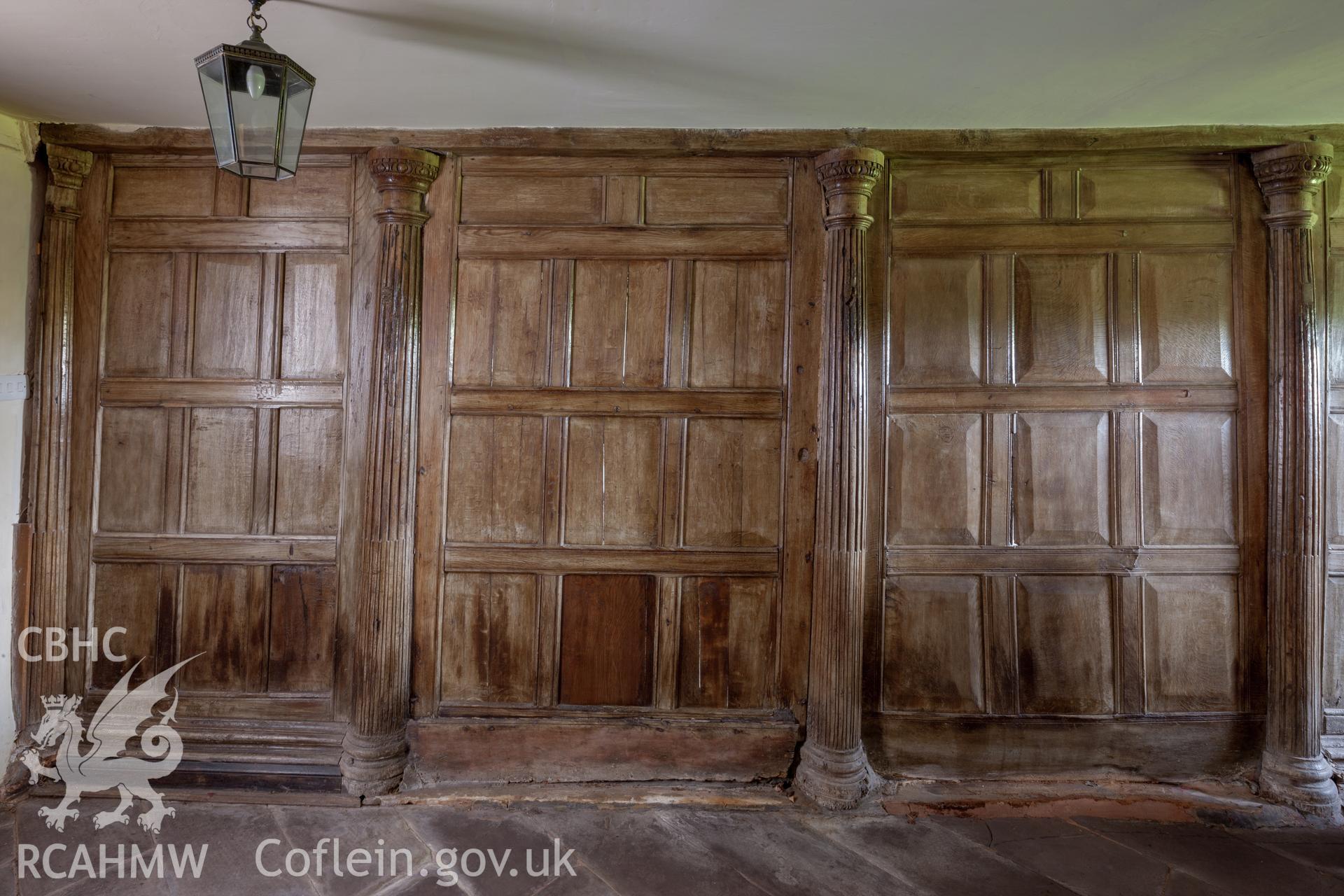 Interior, passage panelling