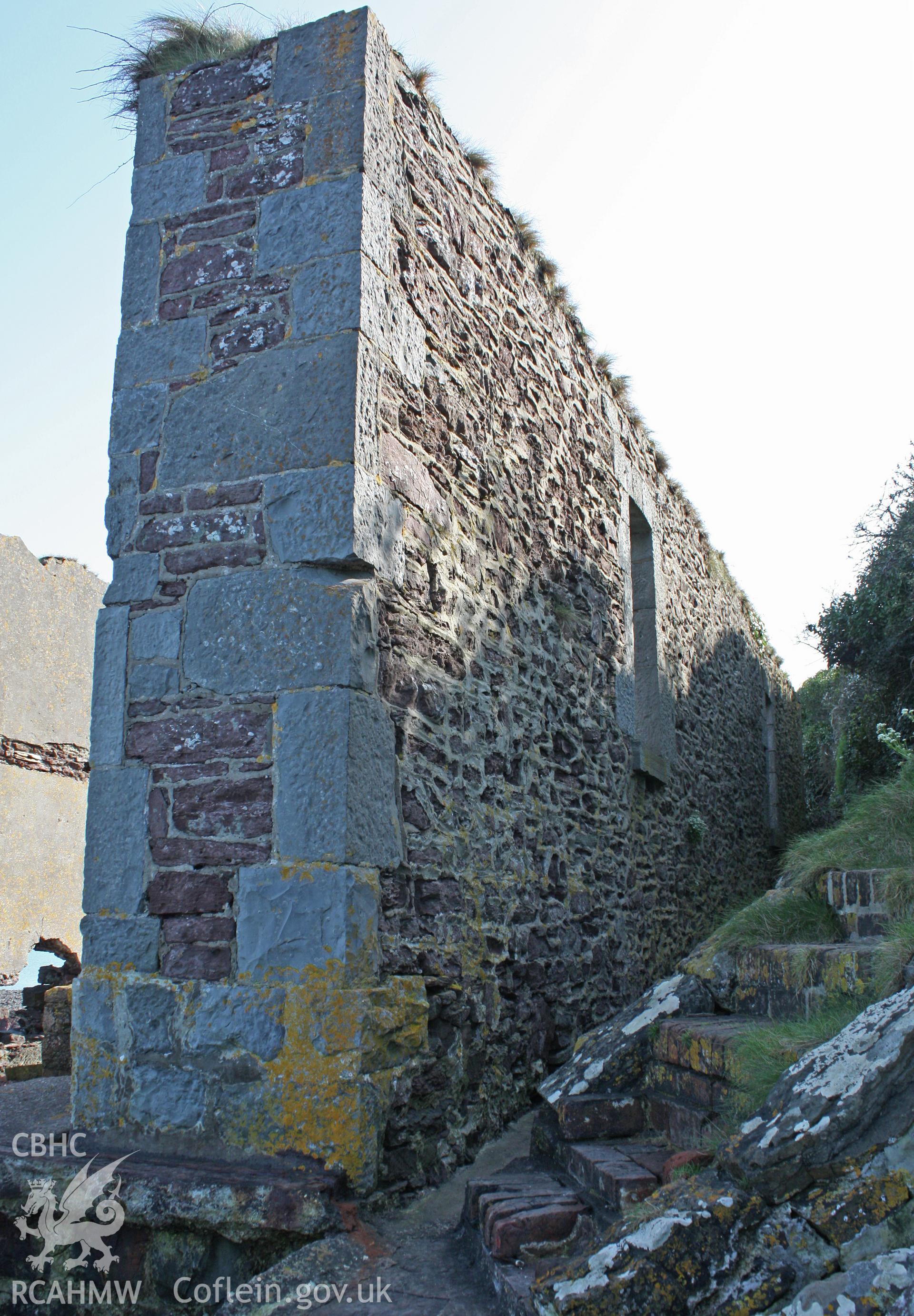 1st Angle Lifeboat Station, detail of north-west end of eastern elevation