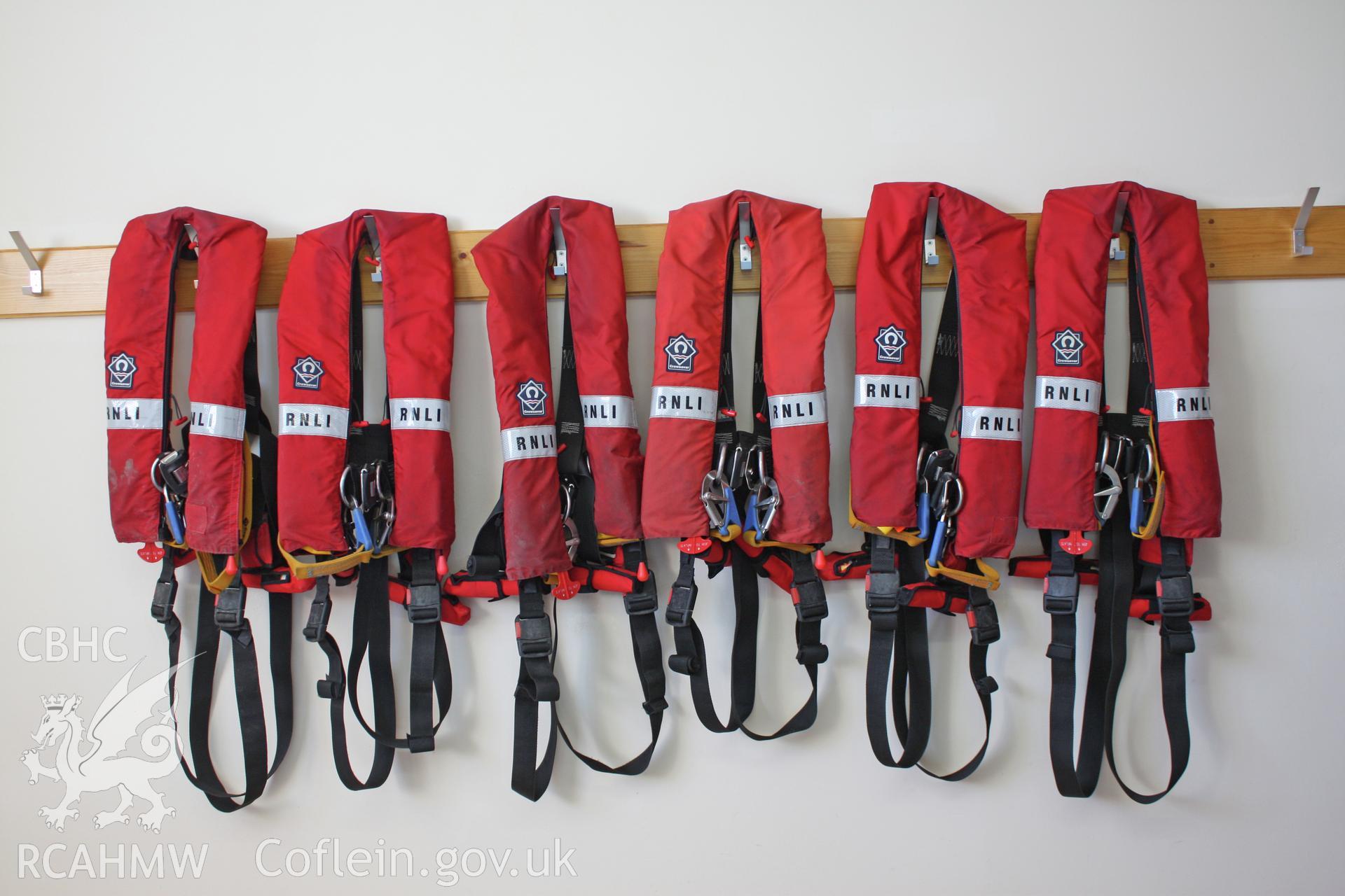 Kit room - detail of harnesses