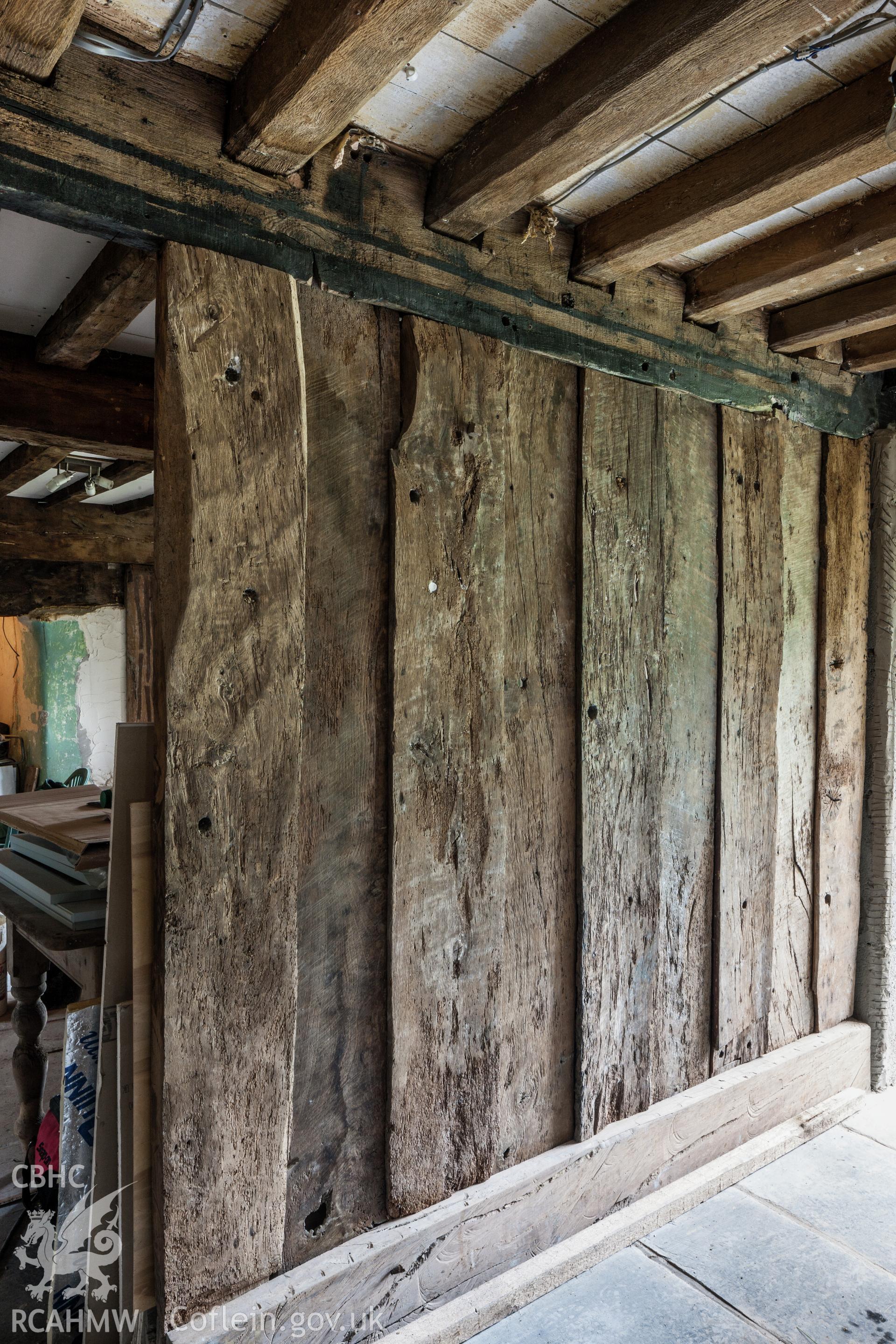 Reconstructed panel in entrance hall