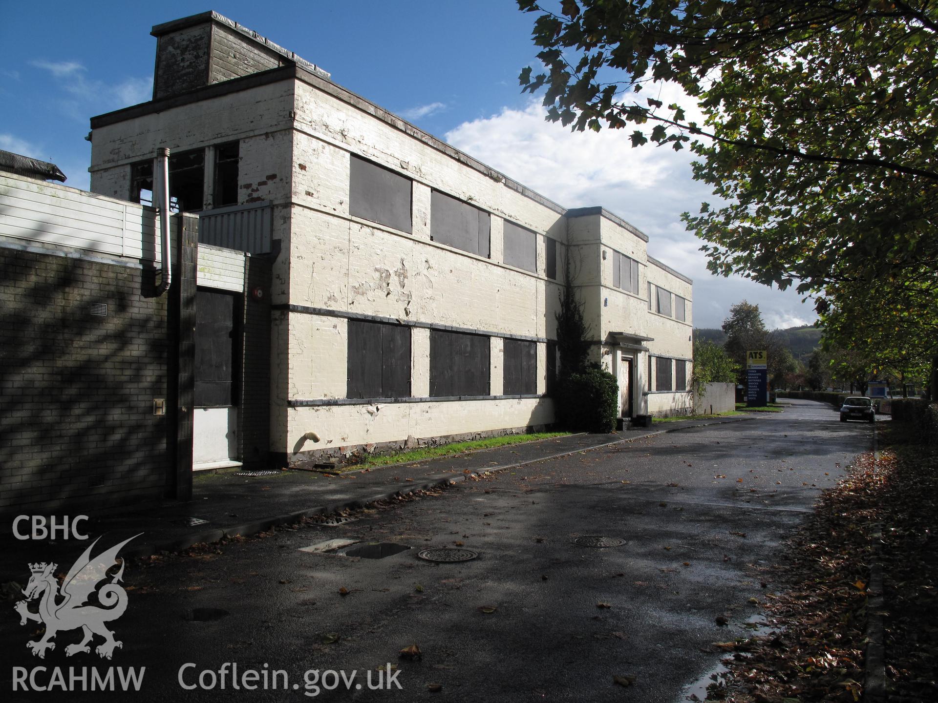 Ministry of Labour Training Centre, pre-1943, at ST 1089 8659, Treforest Trading Estate, from the northwest.