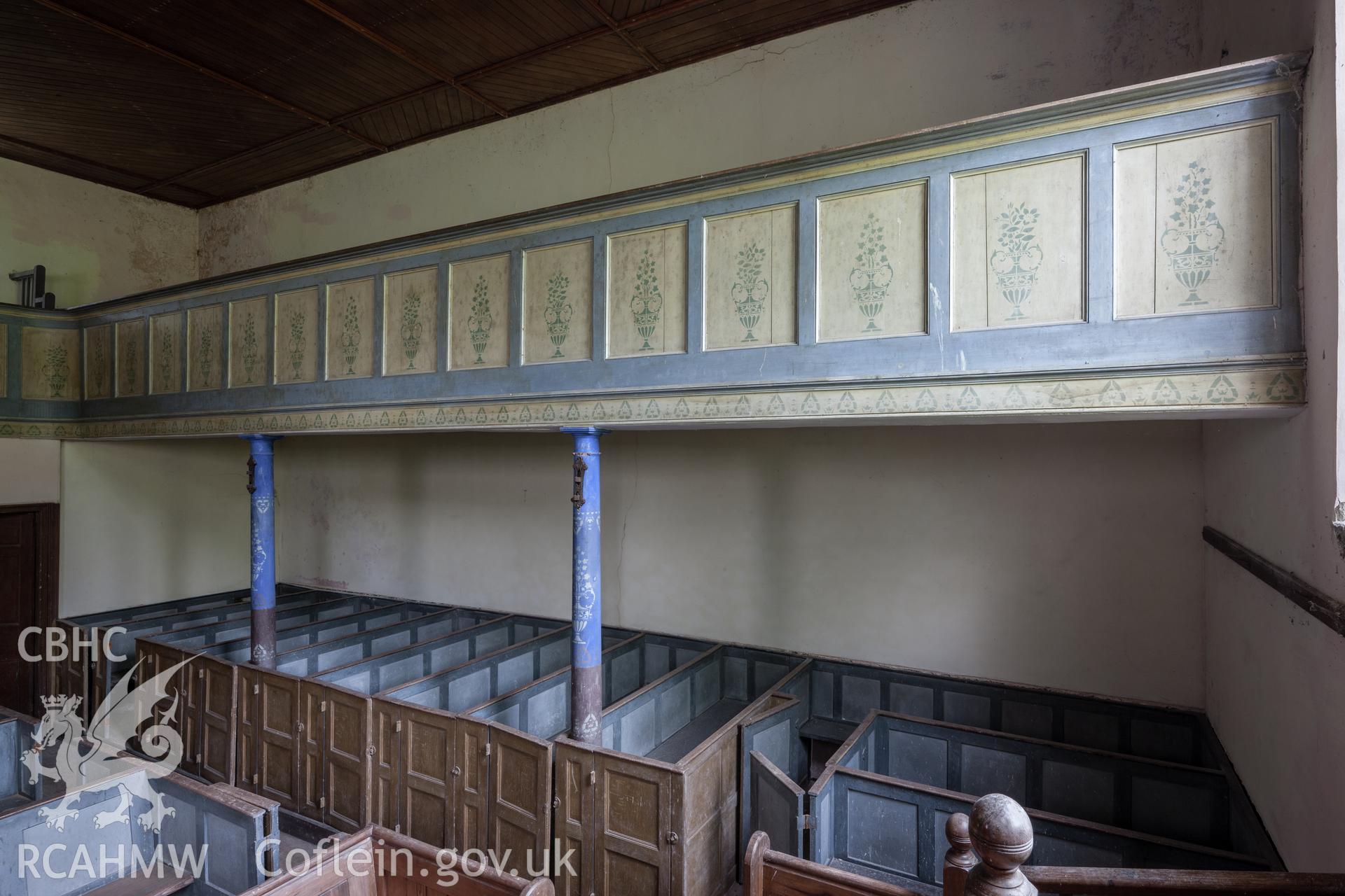 Interior, south gallery from the Saeth fawr