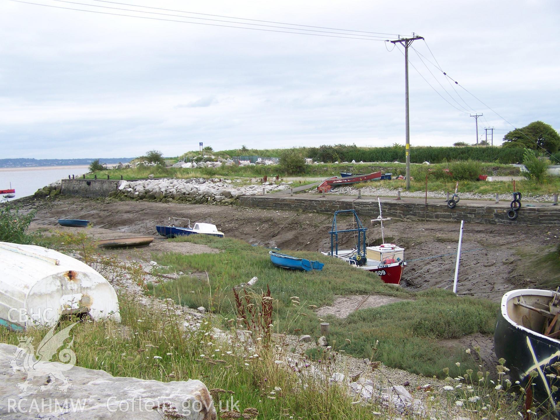 Eastern quay with rubble repair