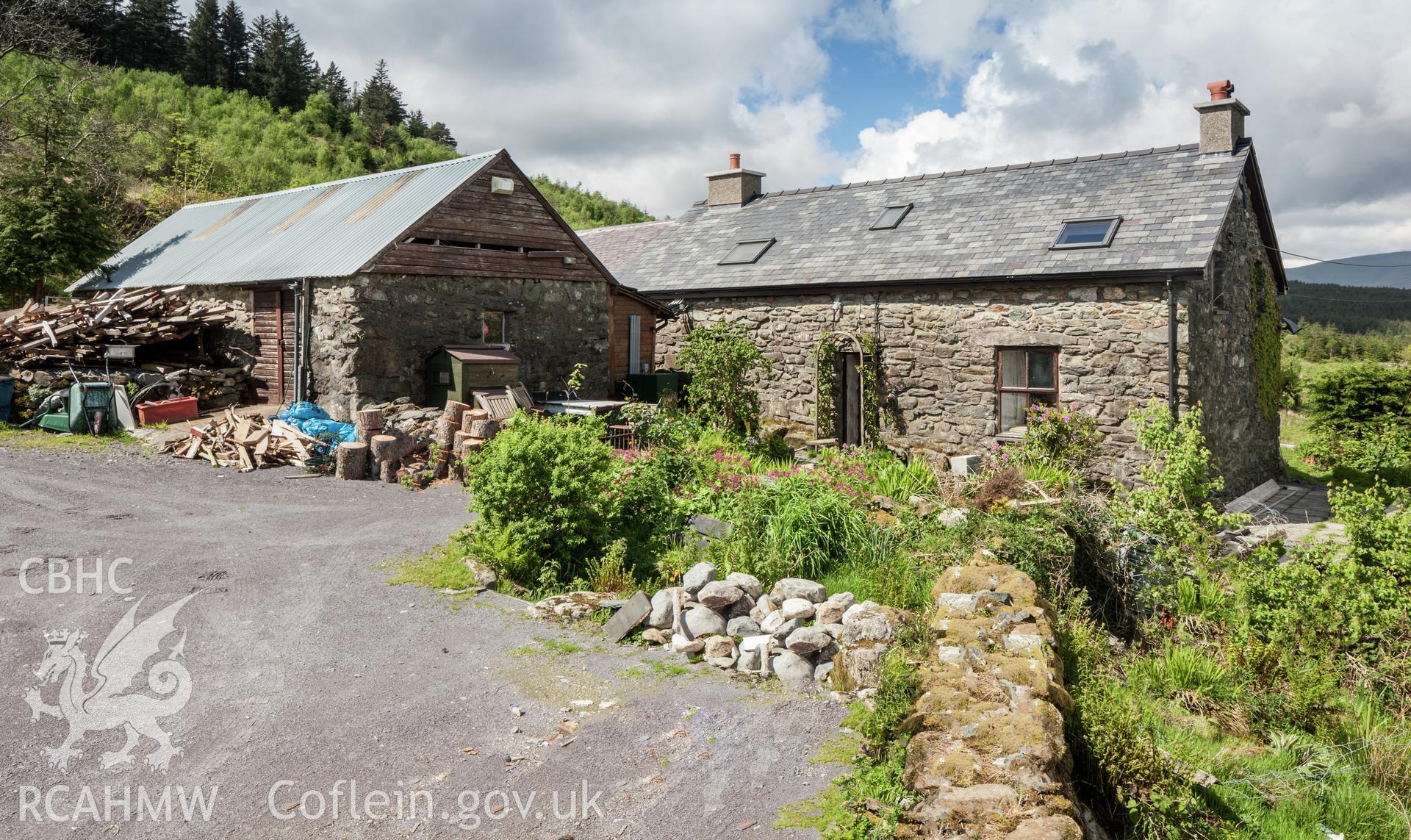 Bake house, and Hafodruffydd from the south southeast