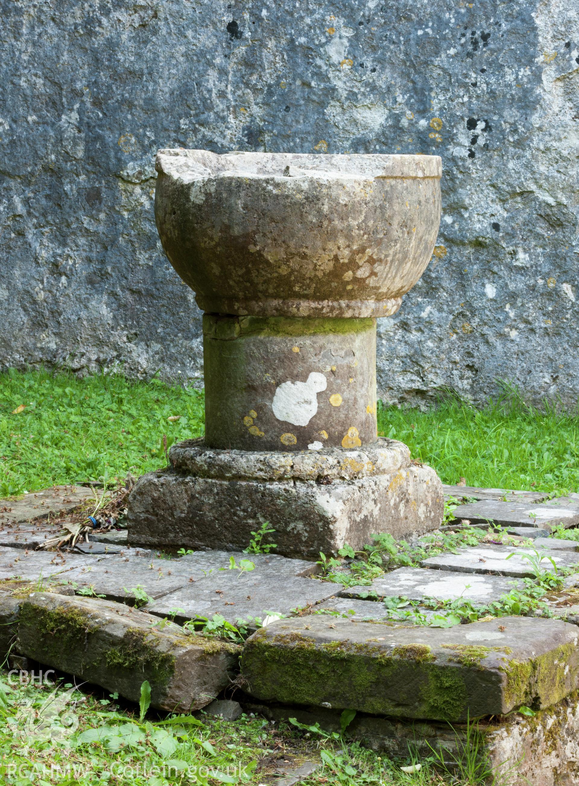 Detail of font