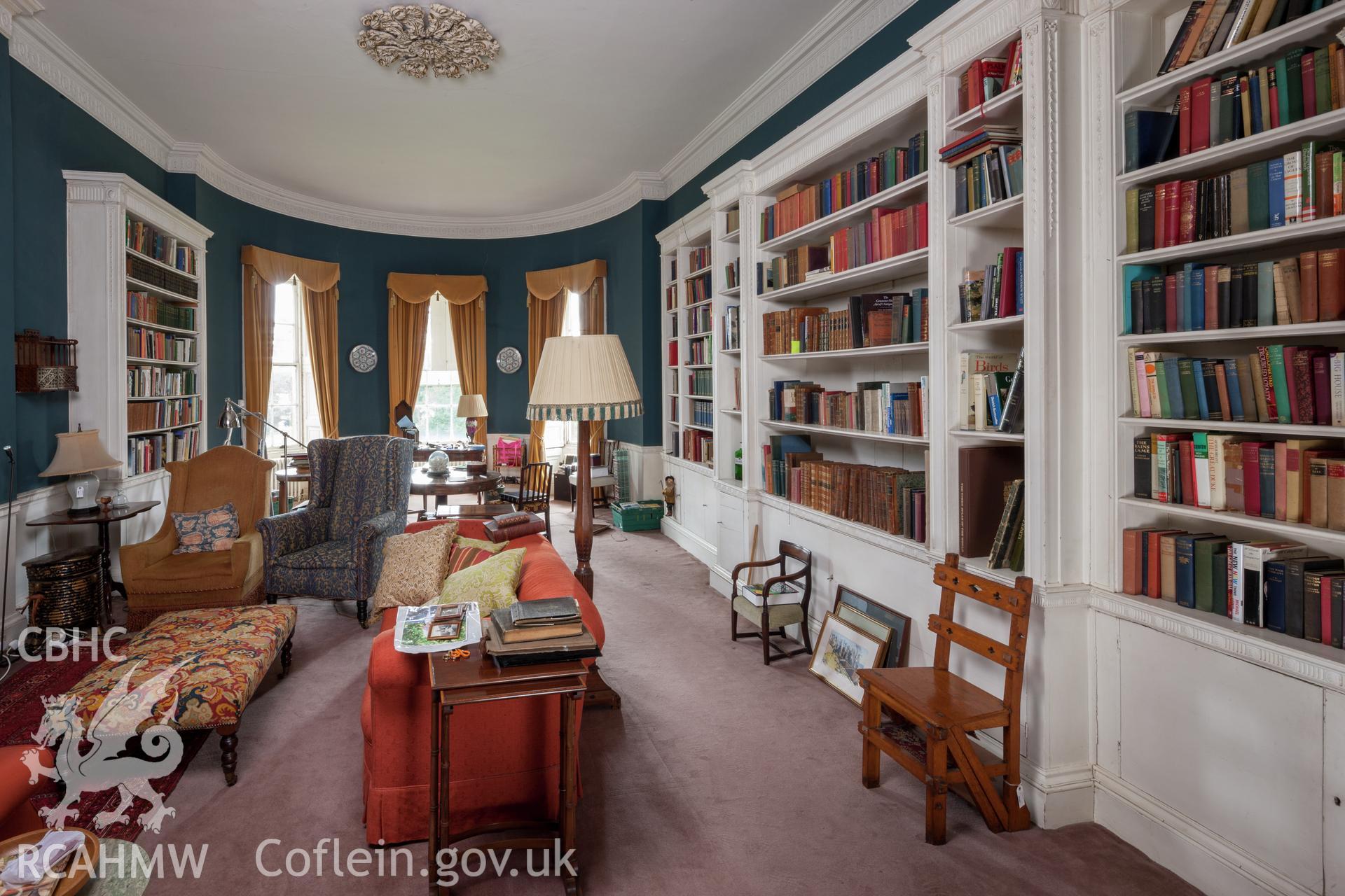 Interior northeast reception room