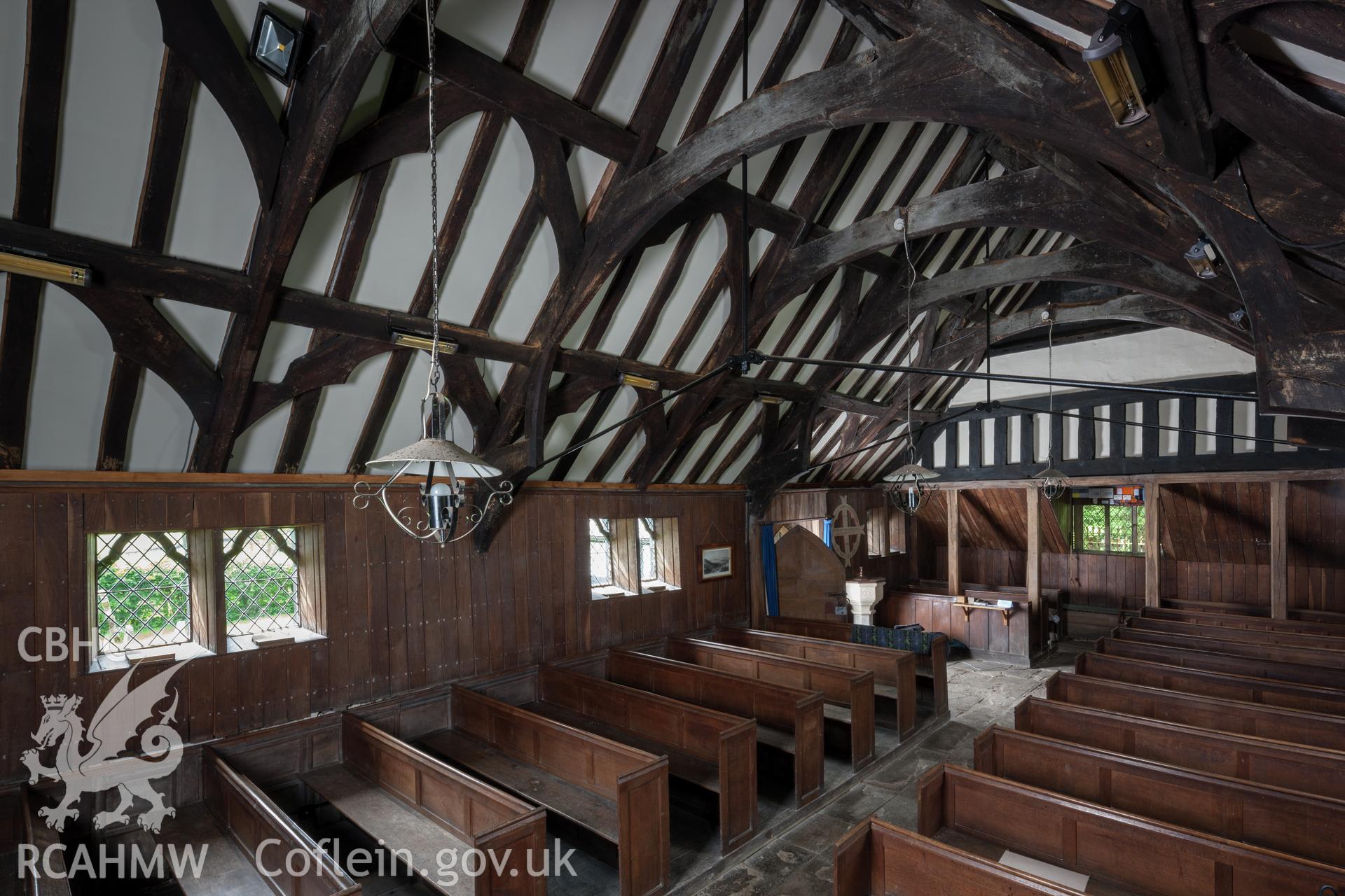 Interior looking southwest from the pulpit