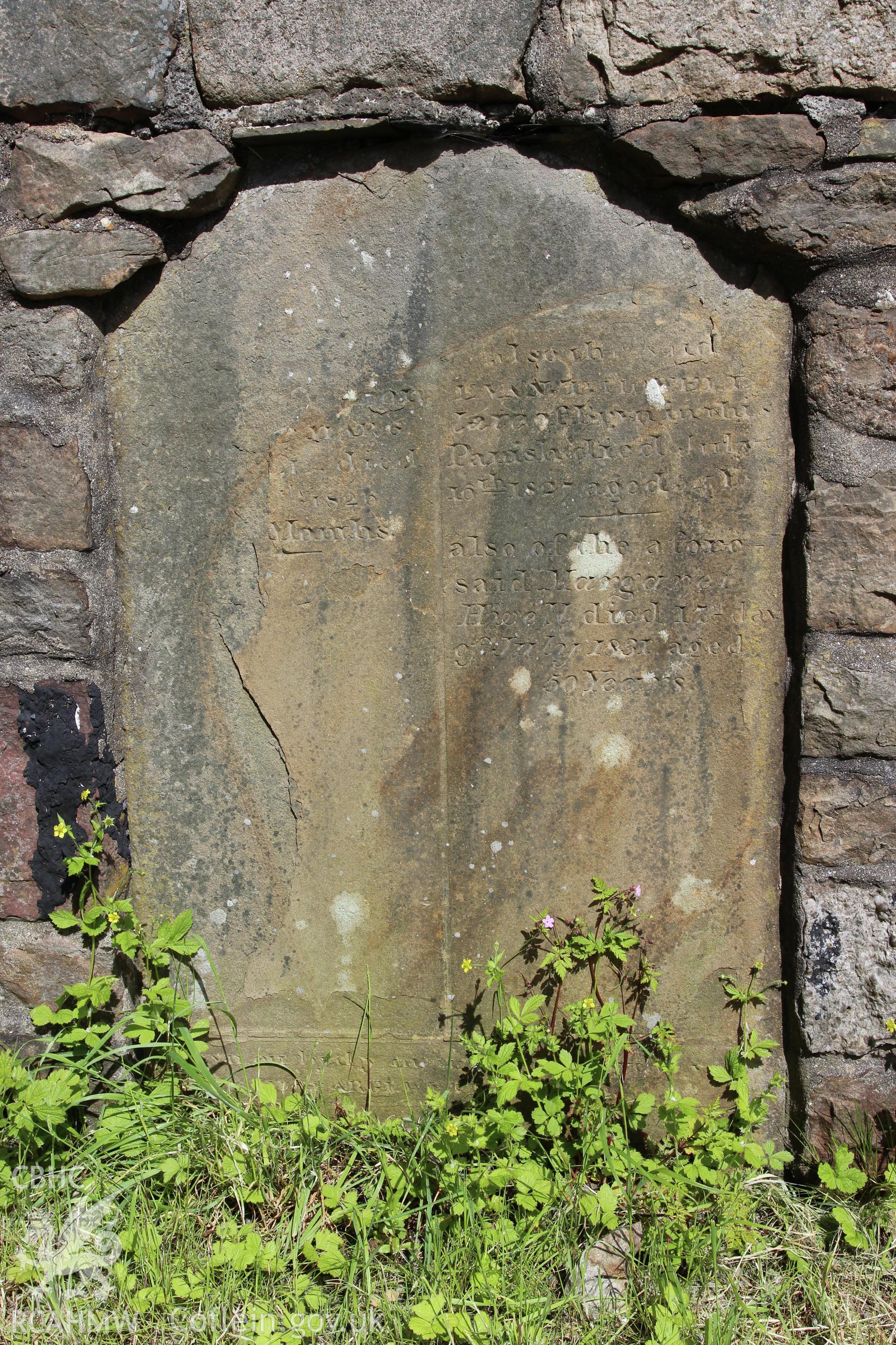 Detail of gravestone